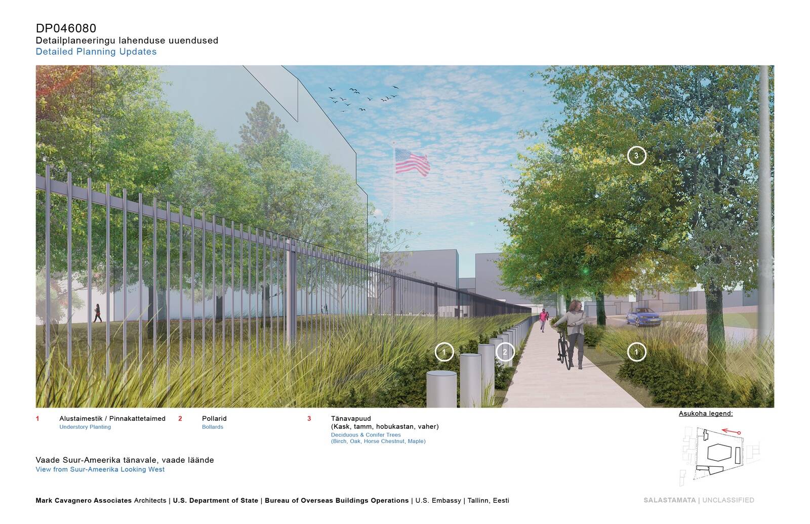 Detailplaneeringu lahenduse uuendused. Koostas AB Artes Terrae OÜ.