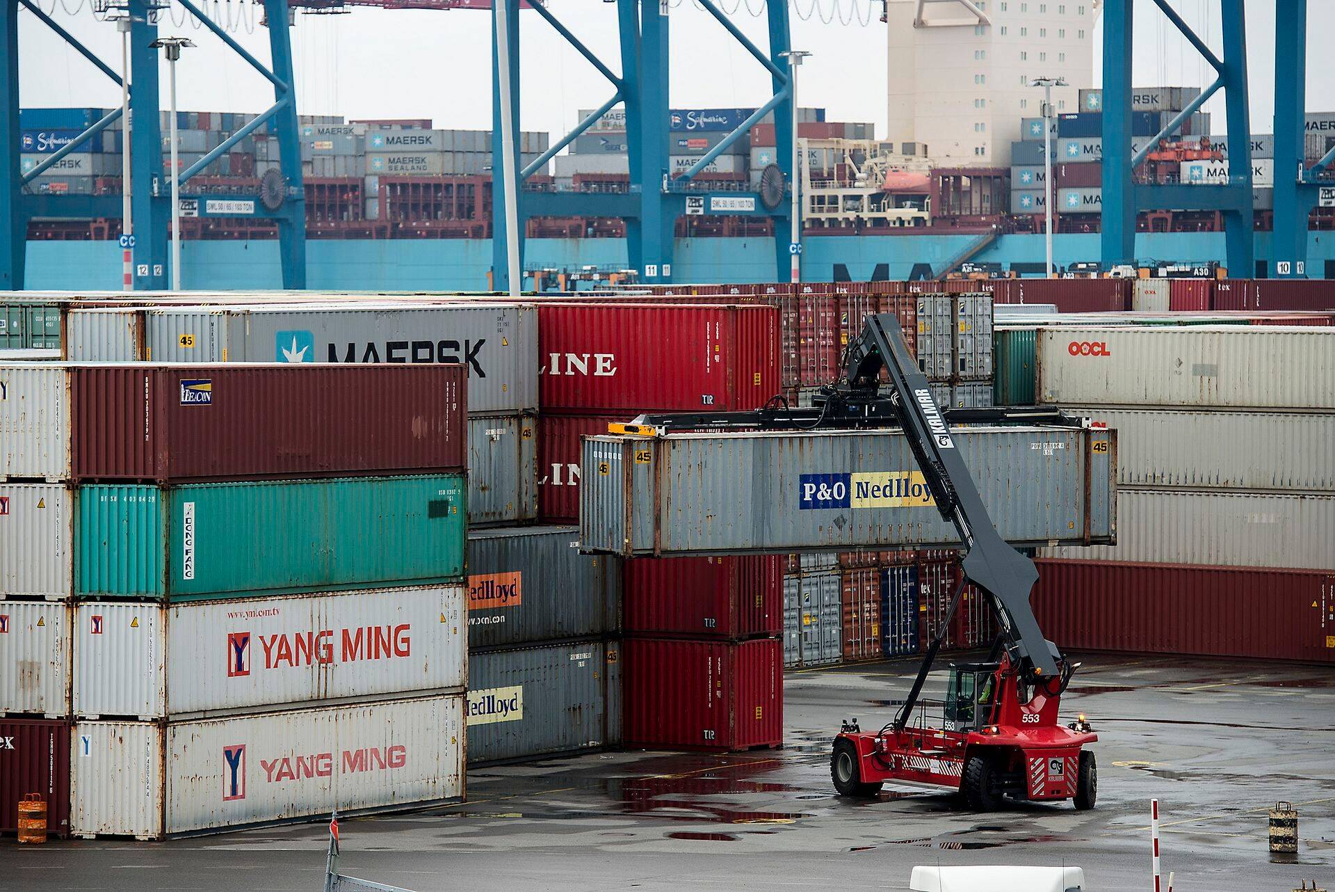 Konteinerid Göteborgi sadamas