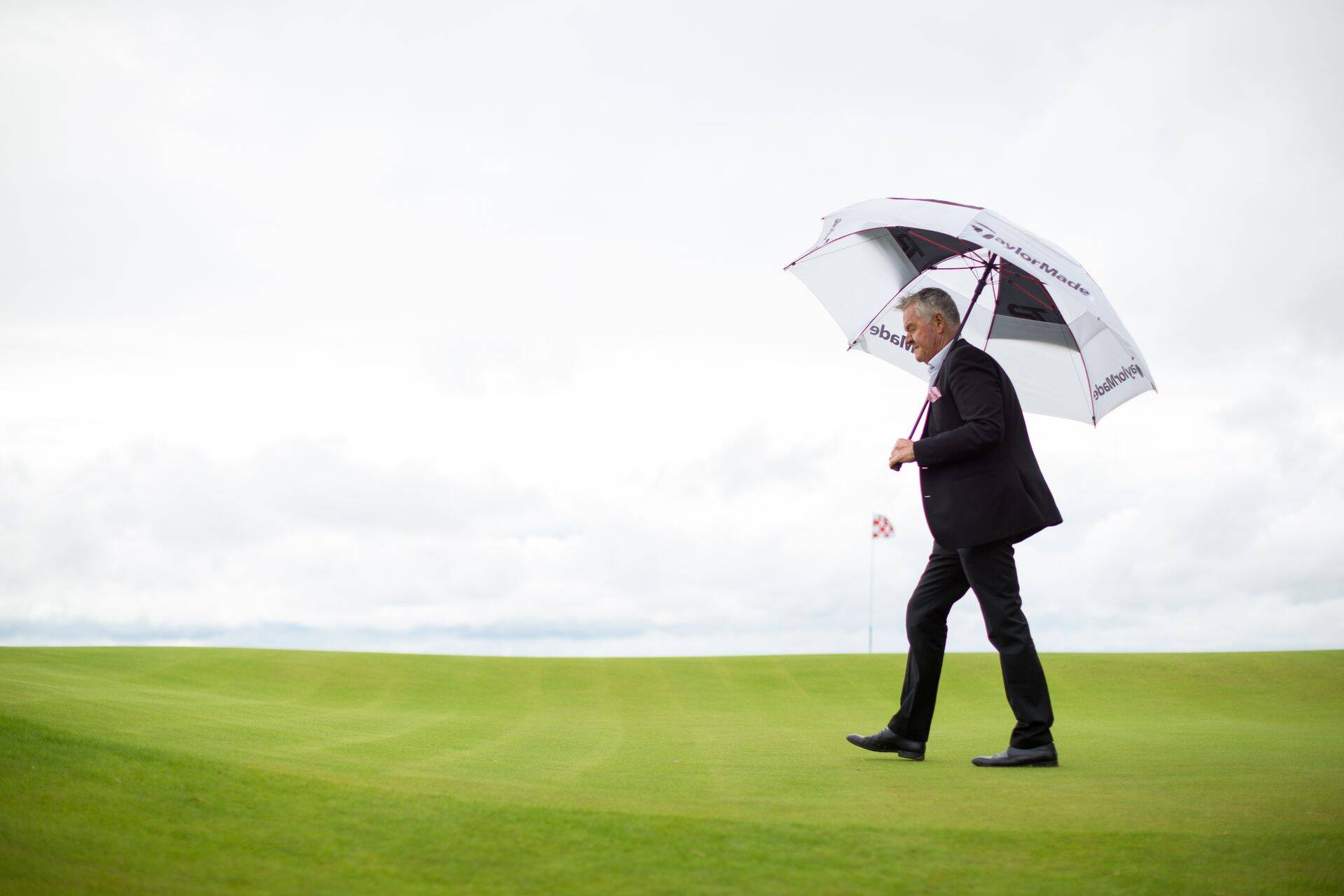 Ettevõtja Peter Hunt enda asutatud golfiväljakul.