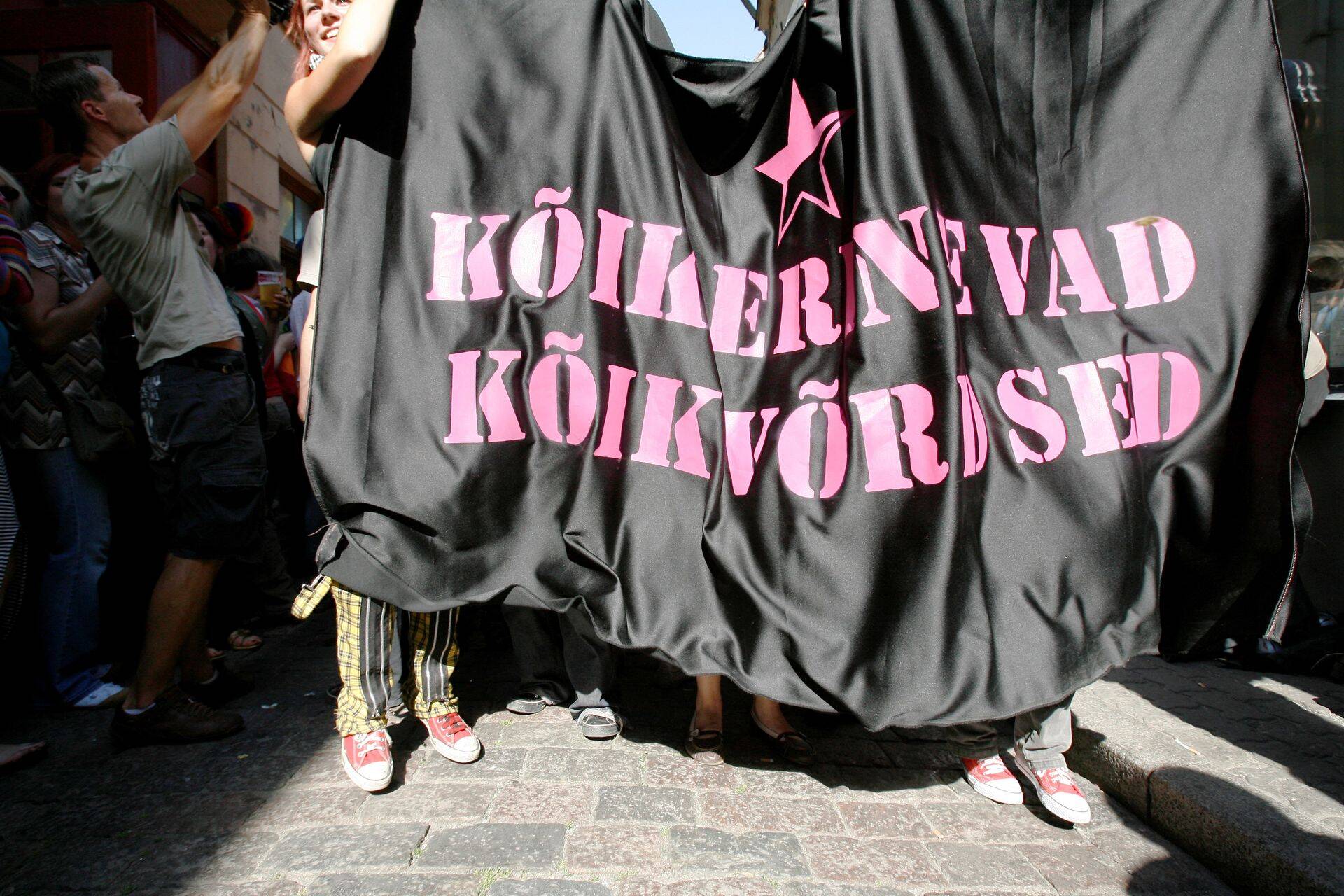 Hetk Tallinna geiparaadilt. Pilt on illustreeriv.