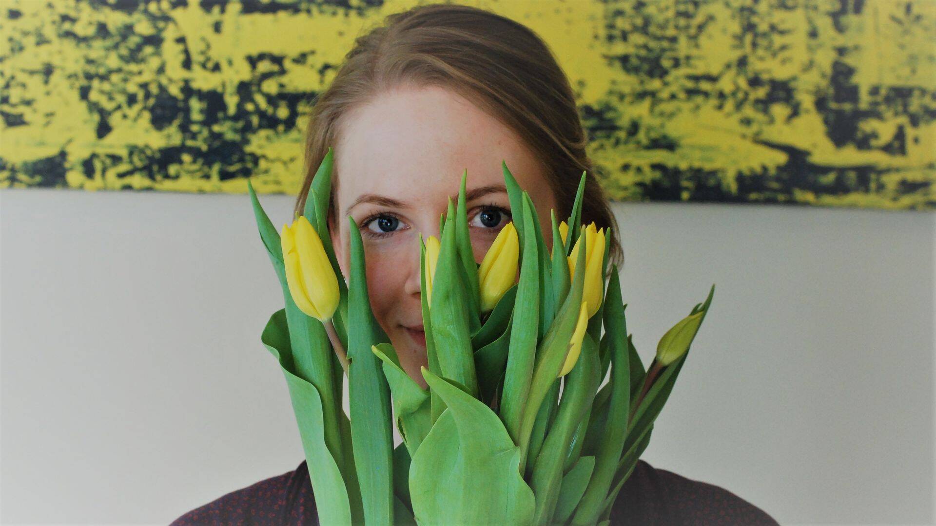 Heidi Reinson ja päästetud Eesti tulbid