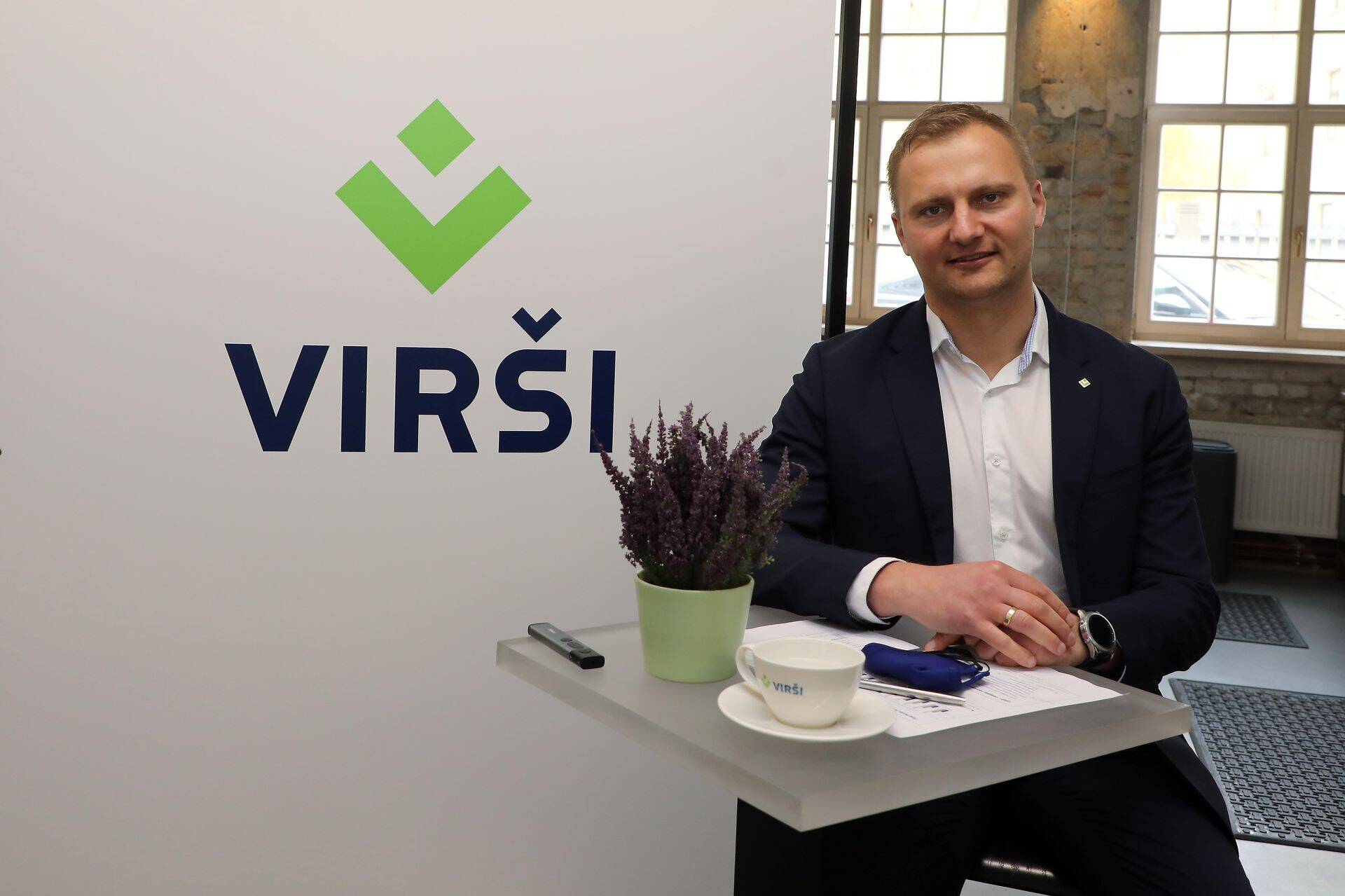 AS VIRŠI-A valdes priekšsēdētājs Jānis Vība