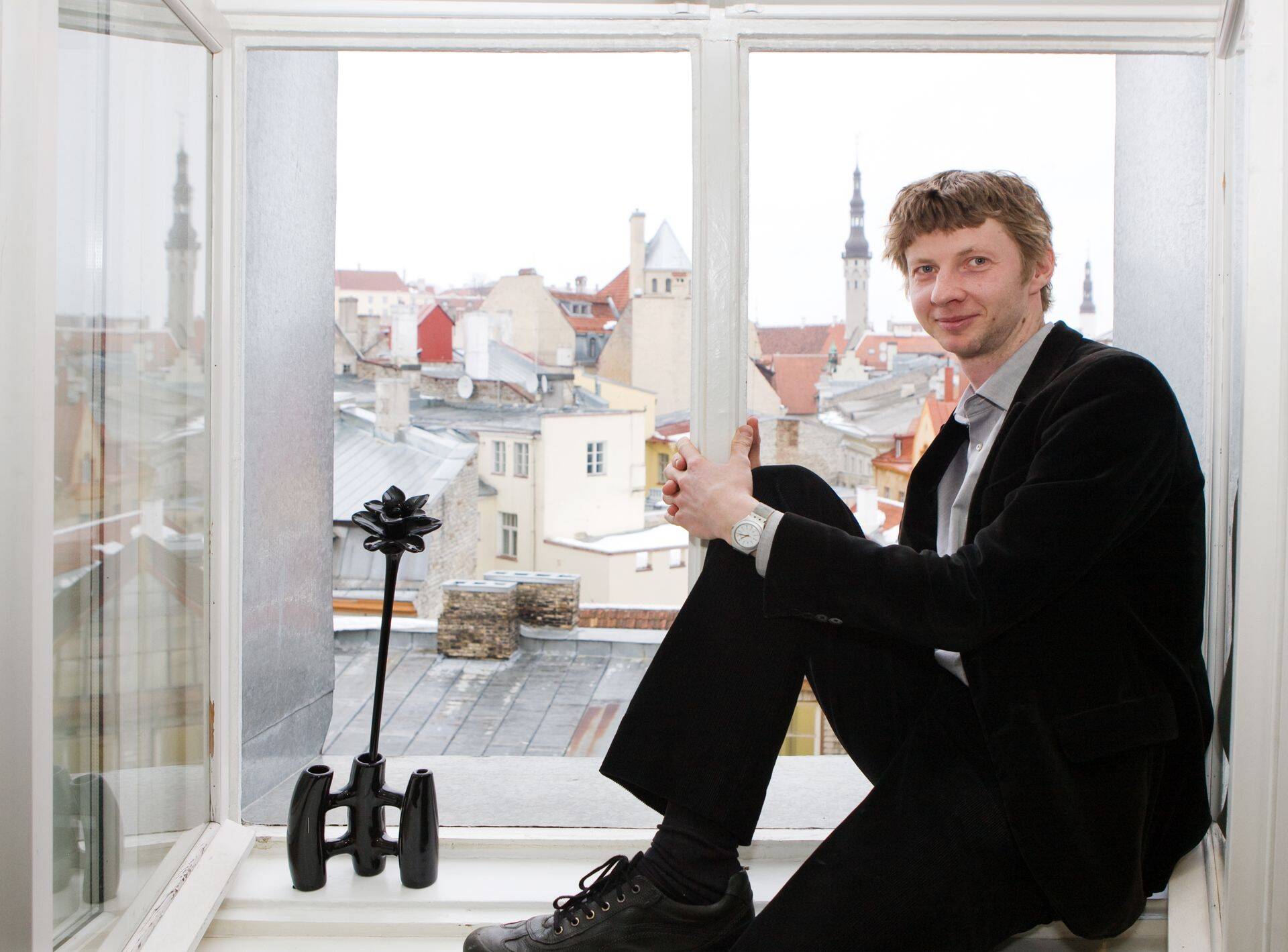 Näituse üks kuraatoreid on arhitekt Mihkel Tüür.