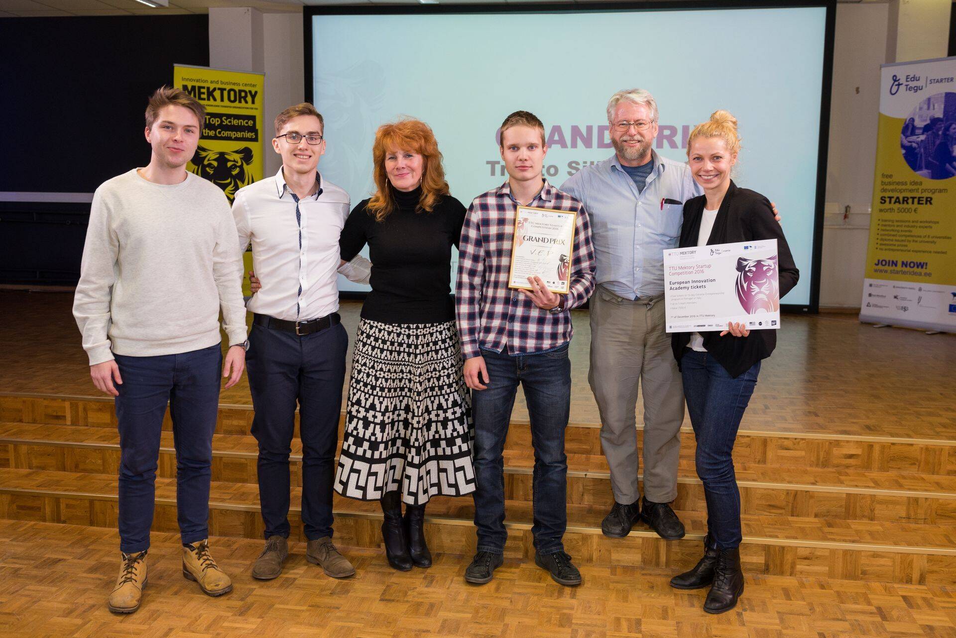 Grand Prix auhinna võitis meeskond V.E.P.