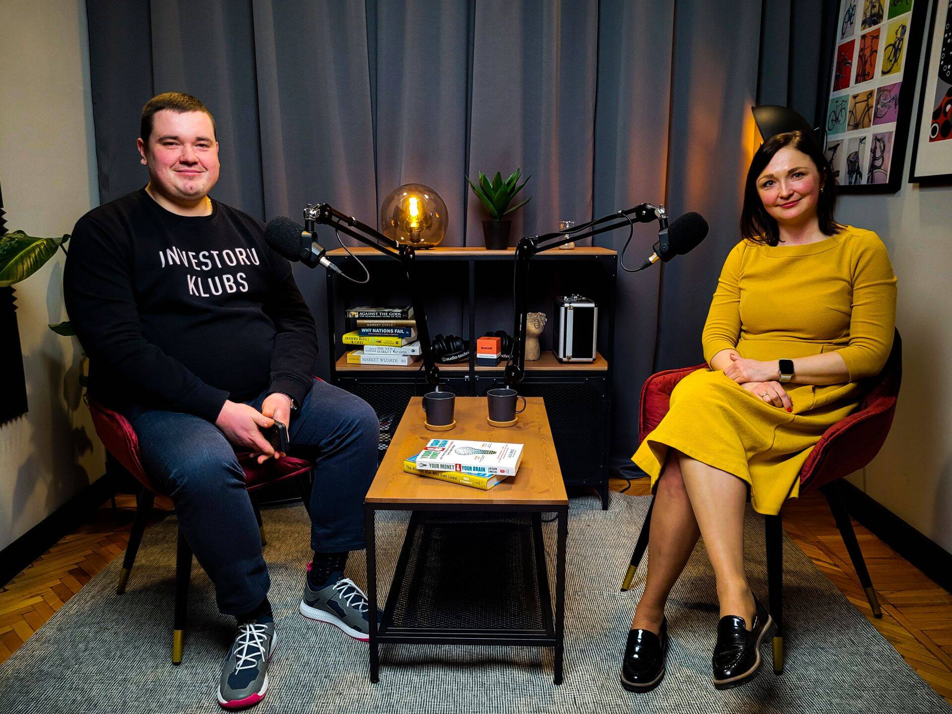 Kristiāna Janvare, Signet Bank Investment Banking pārvaldes vadītāja un Kaspars Peisenieks