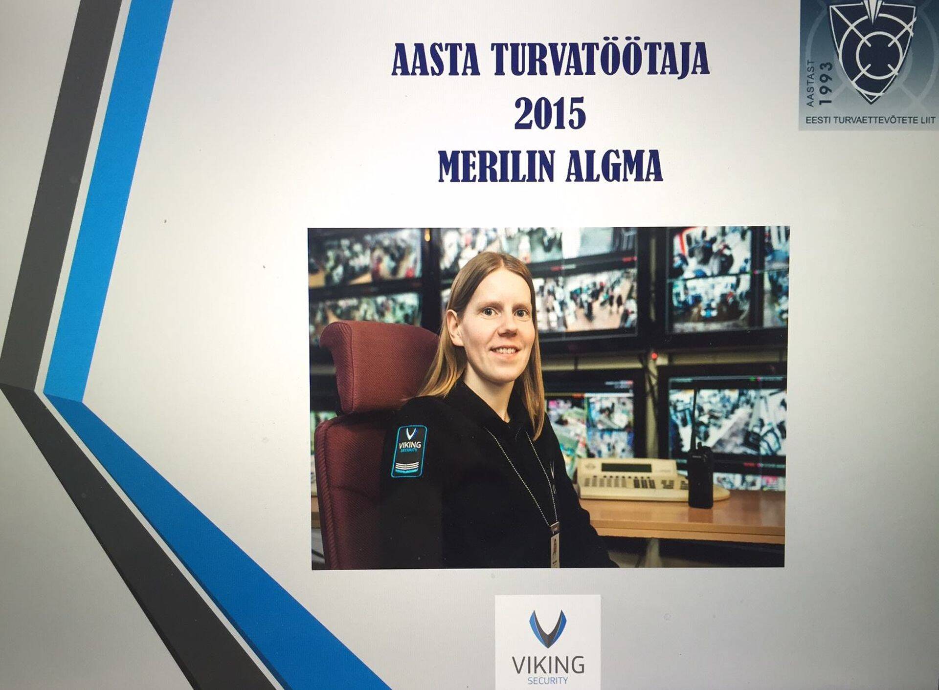 Aasta turvatöötaja 2015 Merilin Algma