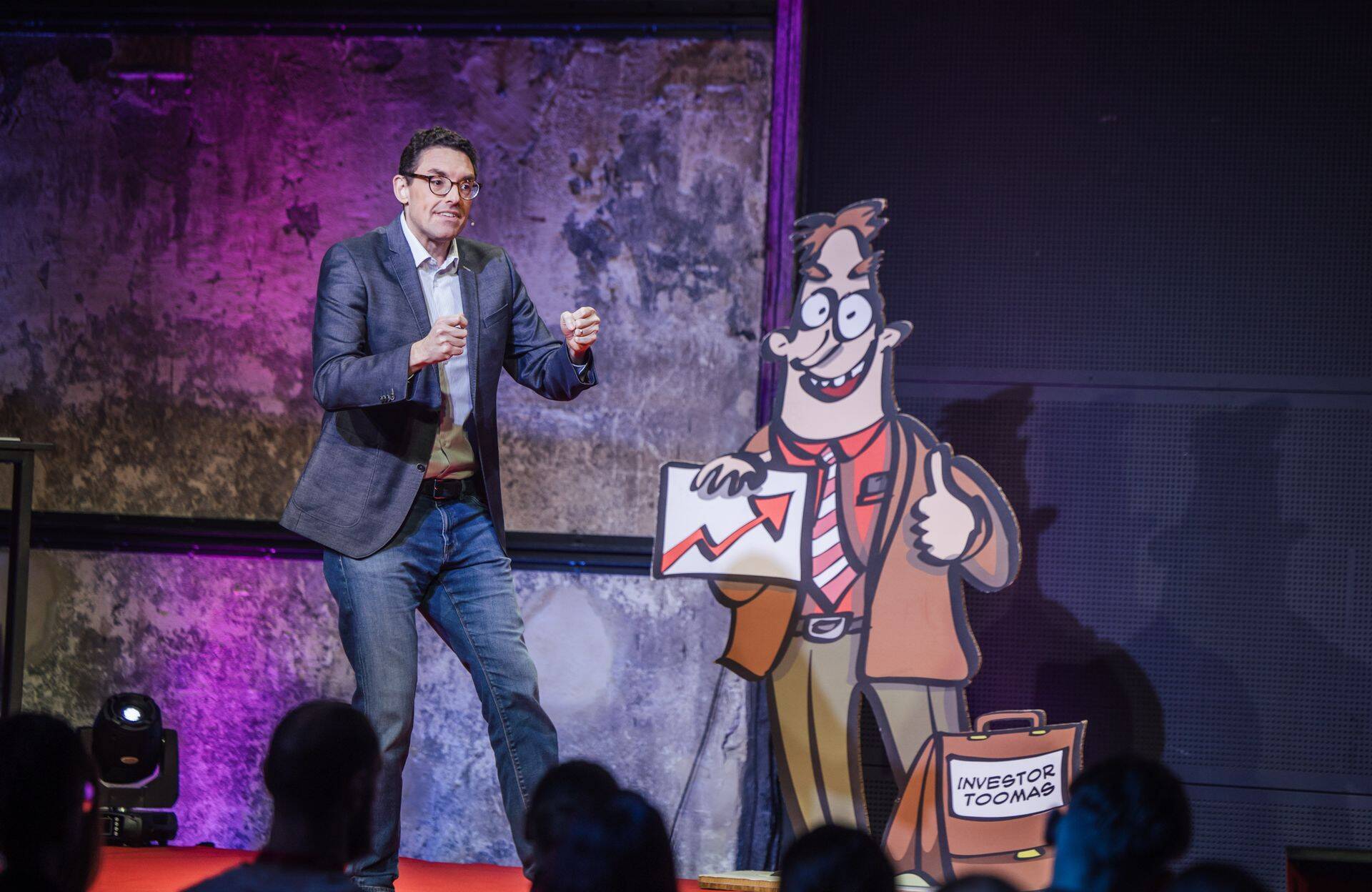 Alejandro Jimenez tänavu Investor Toomase konverentsil.