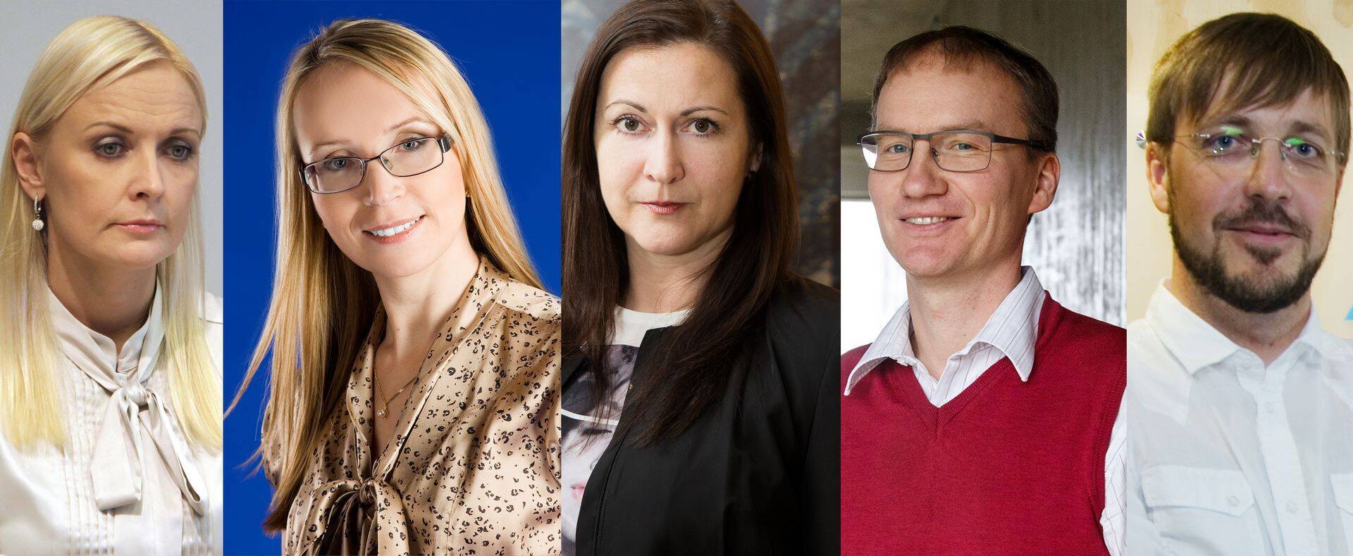 Tallinna Linna pearaamatupidaja Katrin Kendra, Marilin Hein Eften Capitalist, Tallinna Kaubamaja finantsjuht Marit Vooremäe, Rain Silivask Graanul Investist ja Kalle Kiigske Nelja Energia AS-ist.