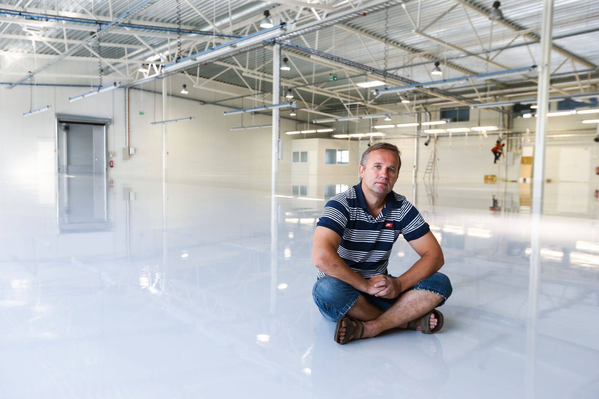 Cleveroni üks omanikest, arendusjuht Arno Kütt ettevõtte uues büroohoones eelmisel aastal.