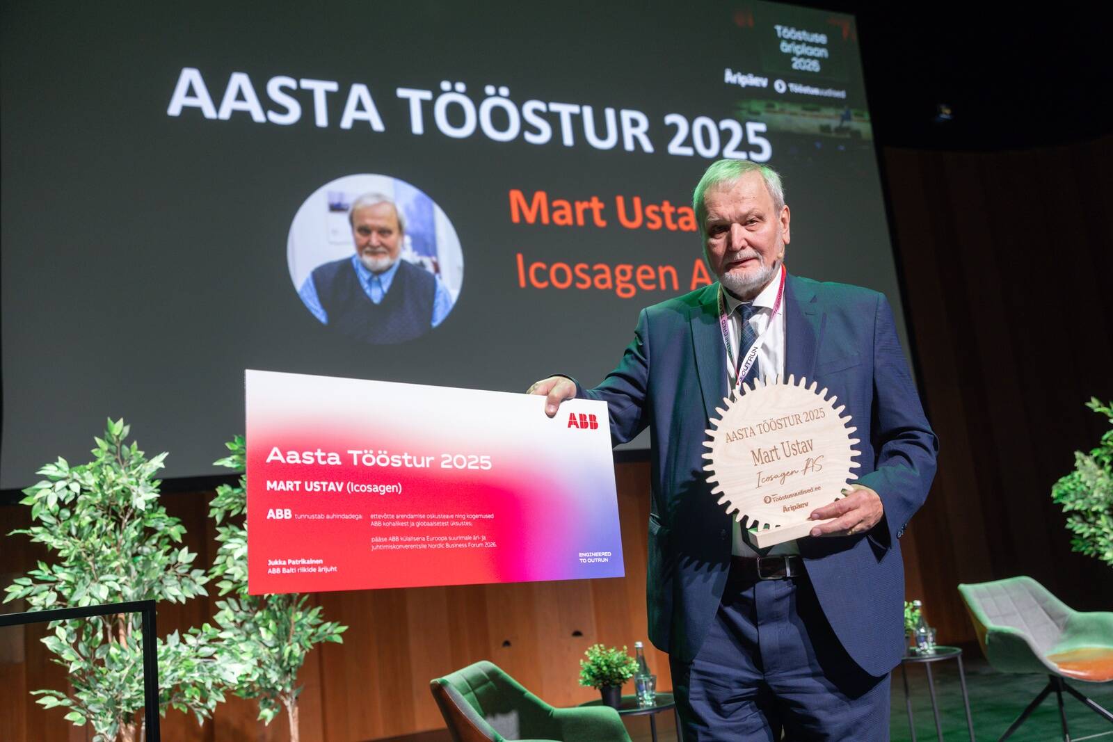 Aasta tööstur 2025 tunnustuse pälvis Icosageni asutaja Mart Ustav.