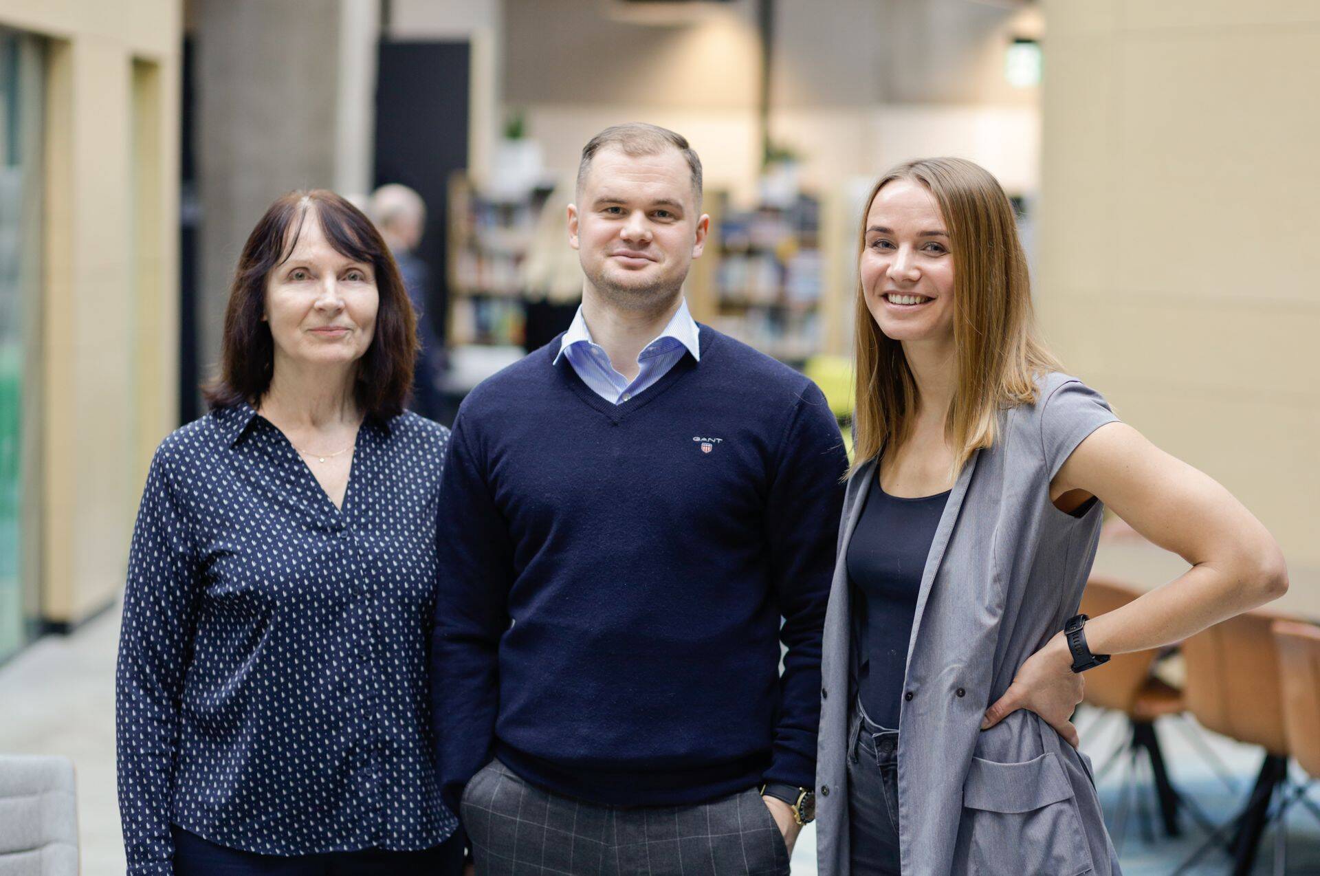 Dagmar Kutsar, Einar Niin ja Mari Helstein.