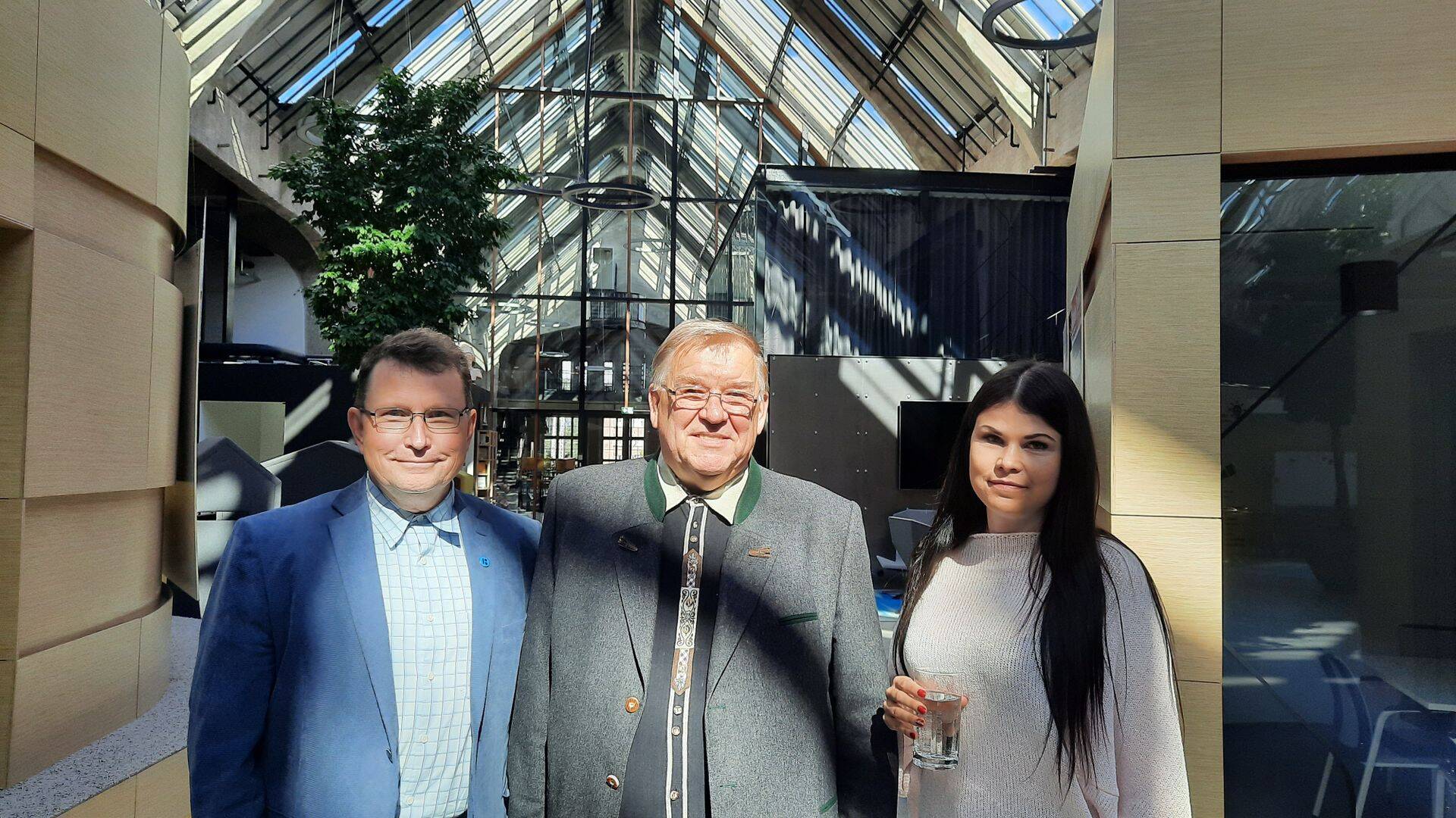 Vahur Tõnissoo, Juhan Särgava ja Kerli Ats.