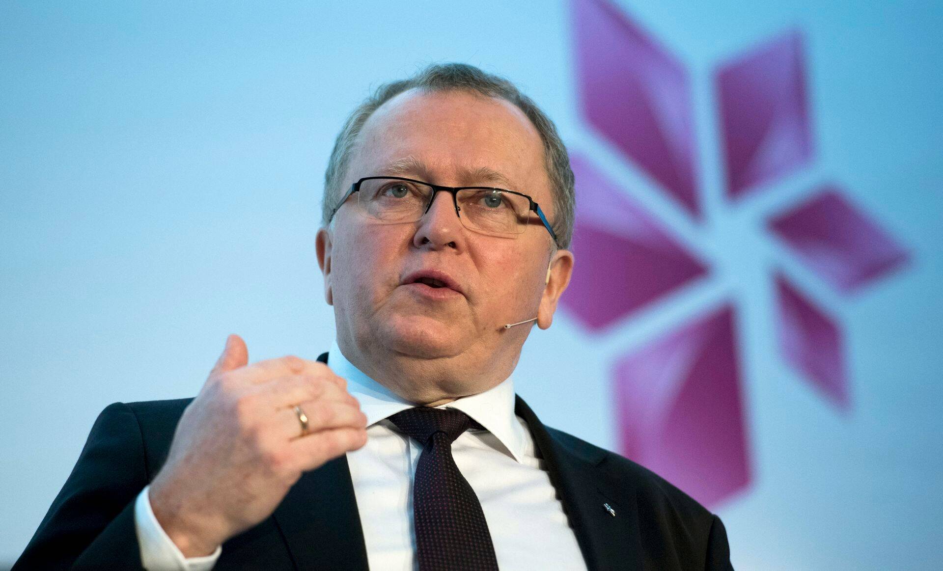 Norra naftahiiglase Statoil tegevjuht Eldar Saetre