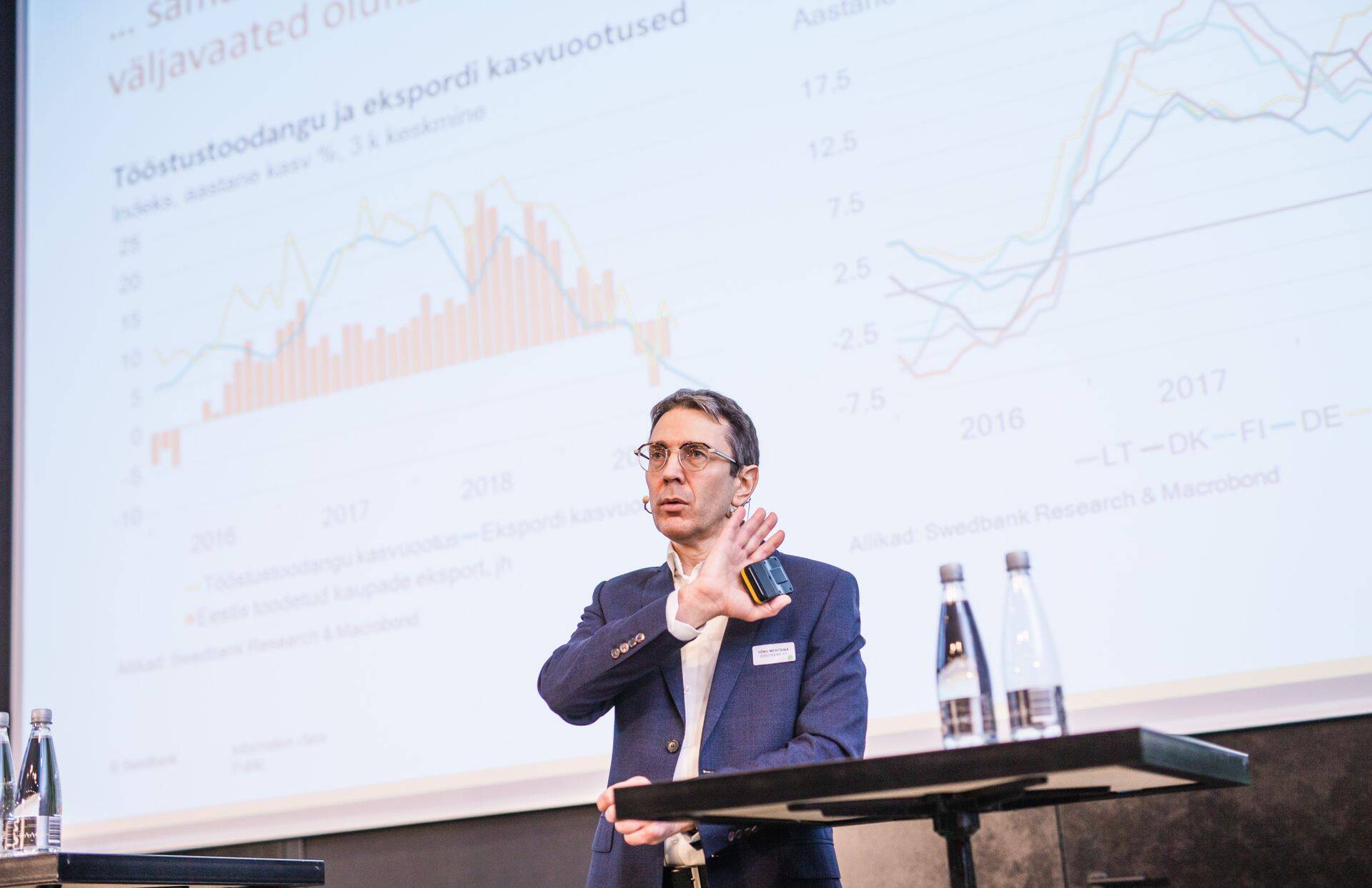 Swedbanki peaökonomist Tõnu Mertsina.