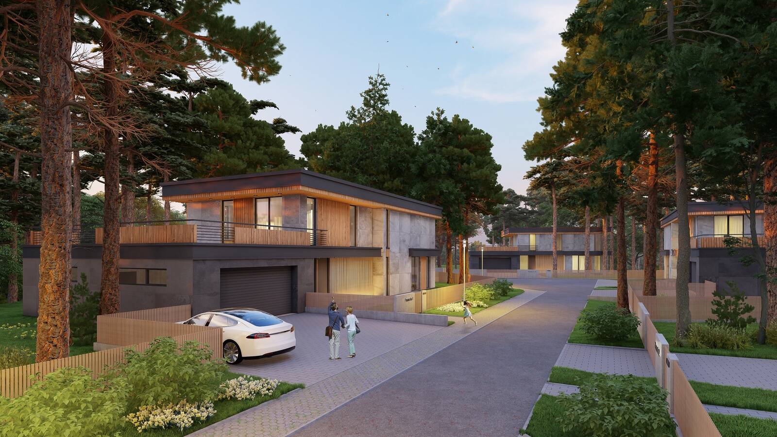 Kakumäe Paradiis on eksklusiivne arendus Tallinna lääneosas Tiskre oja ääres. 3D-visuaal: Kakumäe Paradiis