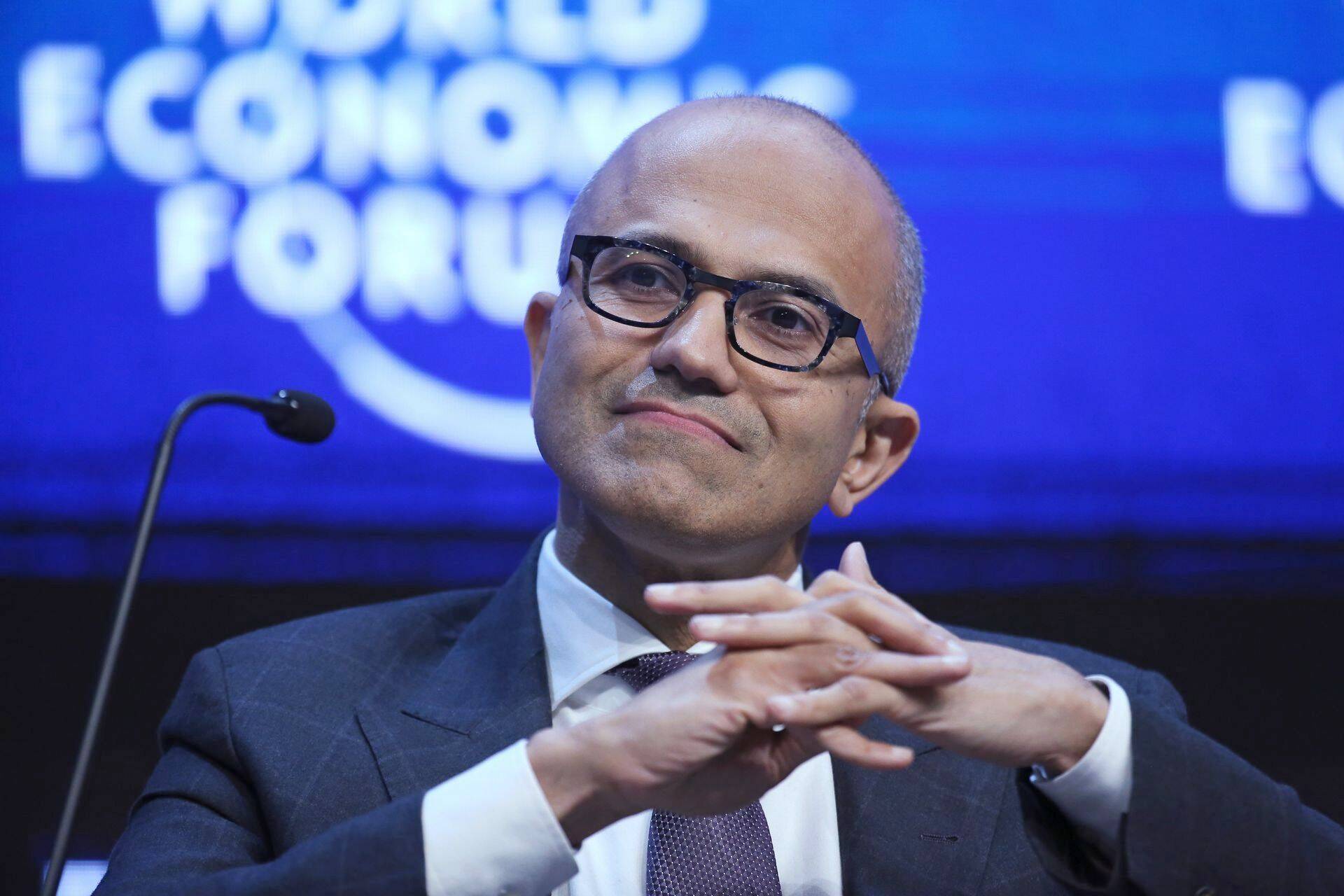 Microsofti juht Satya Nadella.