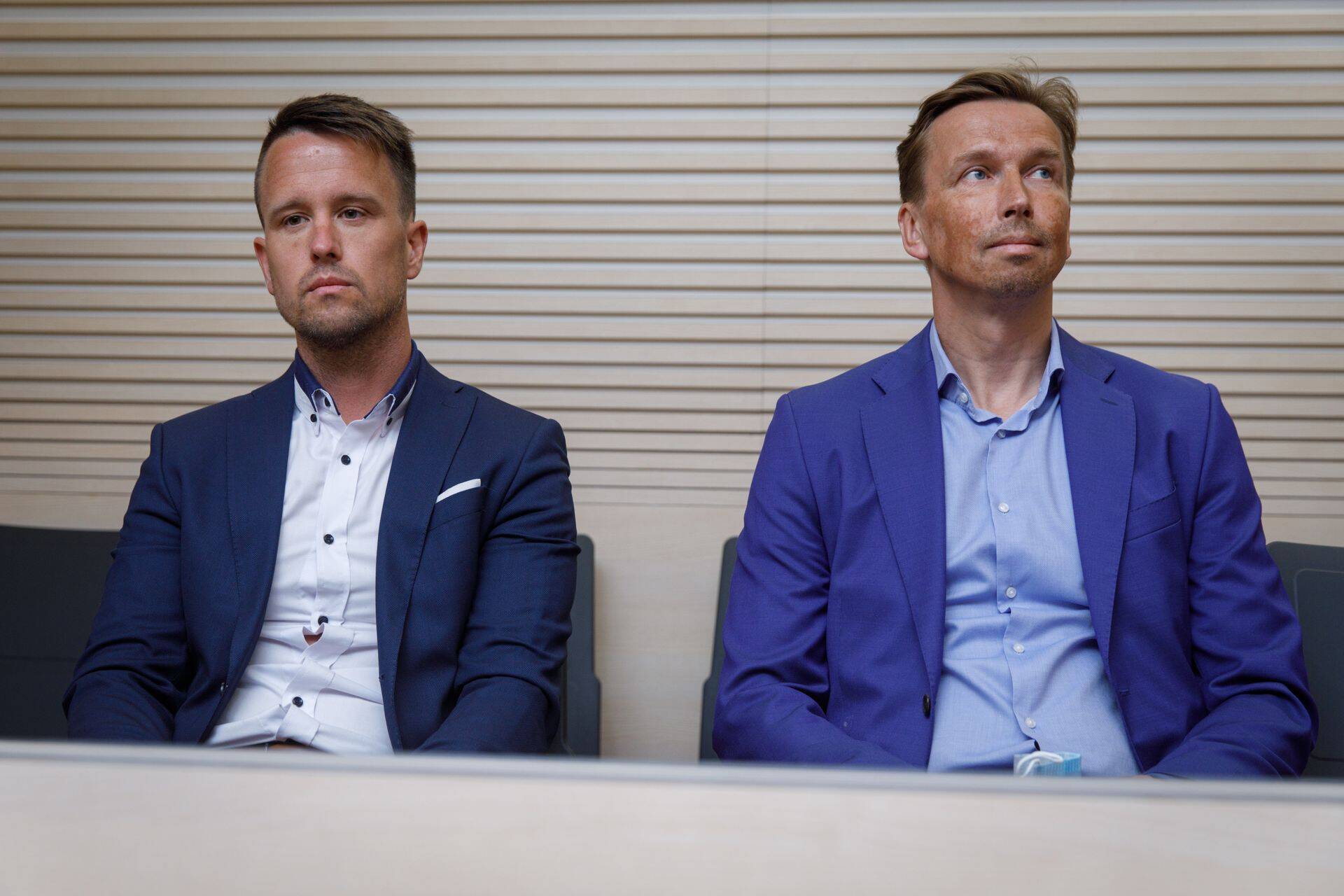 Logistikafirma Via3L Spedition endised juhid Lauri Latt ja Elmer Maas kohtus.