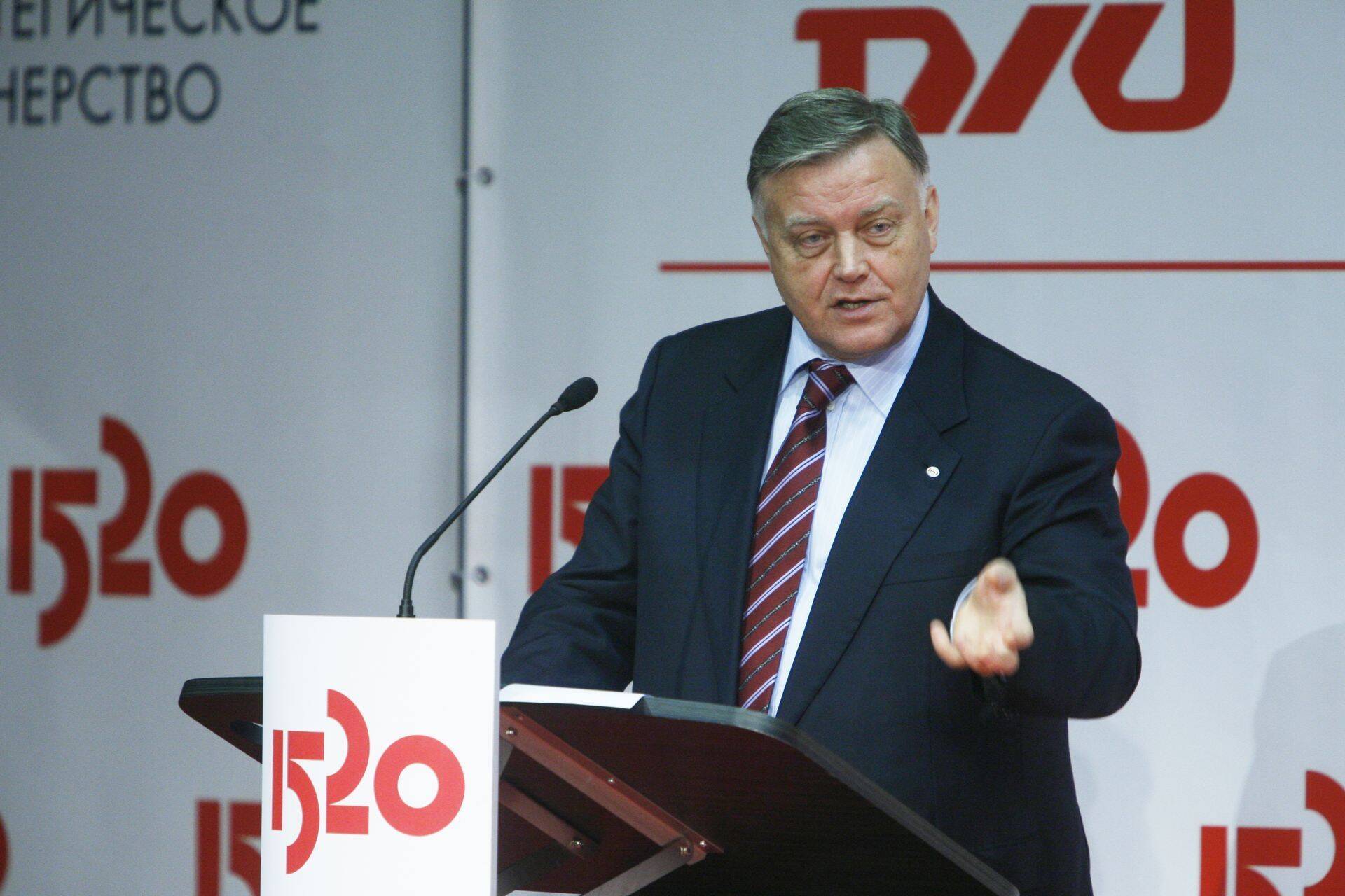 Глава РЖД Владимир Якунин