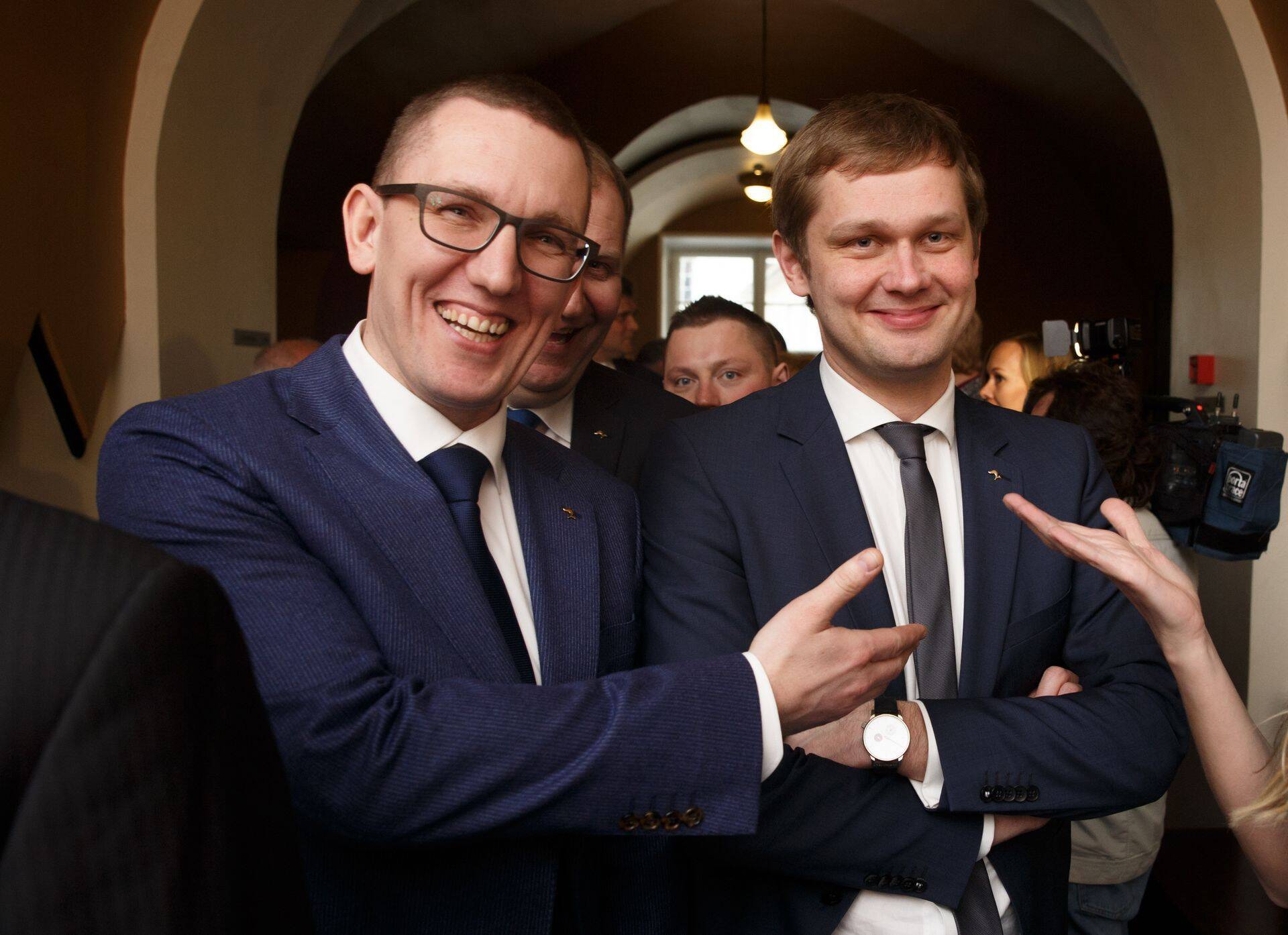 Reformierakonna liikmed Remo Holsmer ja Kristen Michal