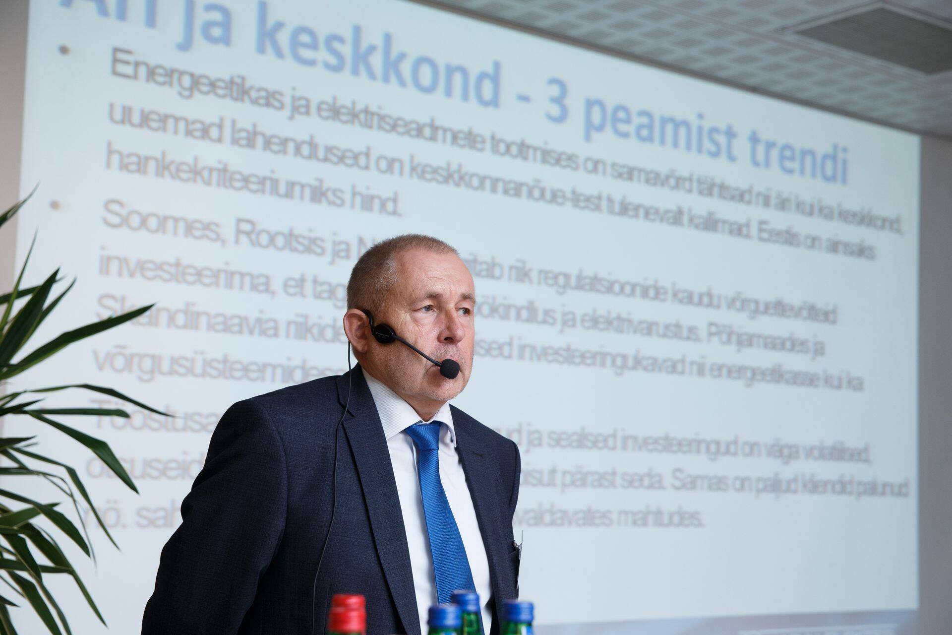 Harju Elektri juhataja Andres Allikmäe Tööstuse Äriplaanil