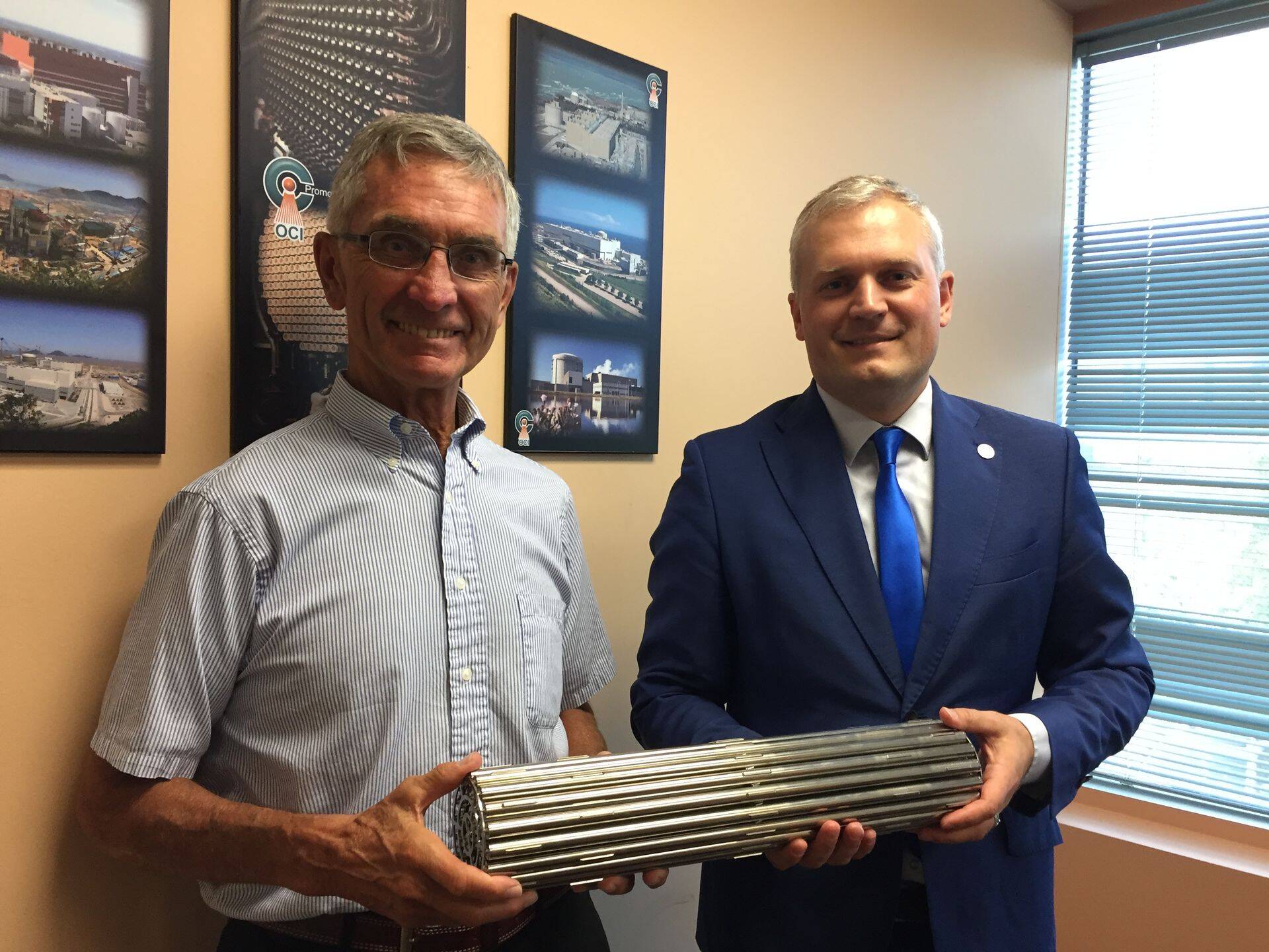 Kalev Kallemets ja Ron C. Oberth