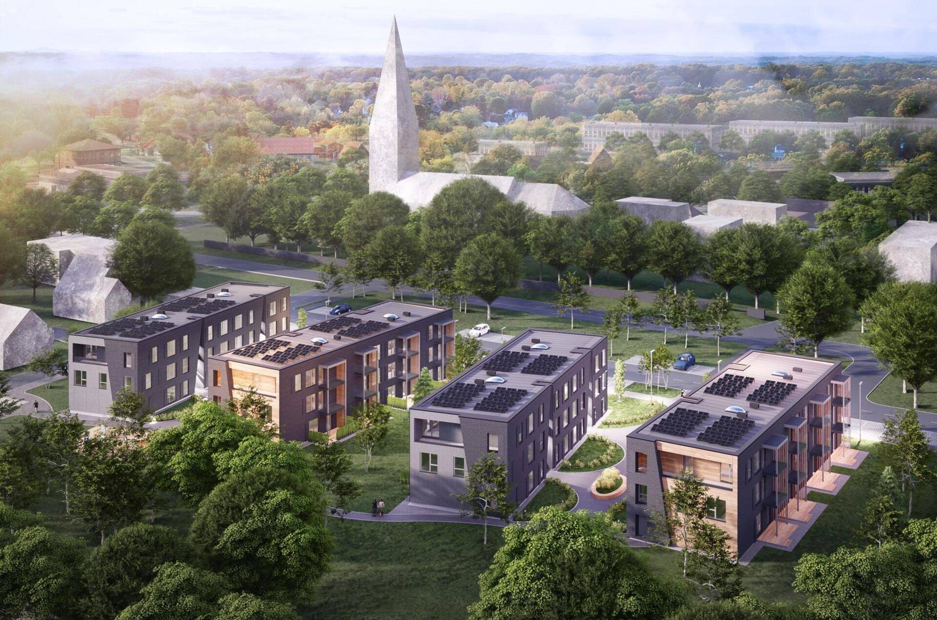 Müügis olevad A-energiaklassiga kortermajad Keilas.