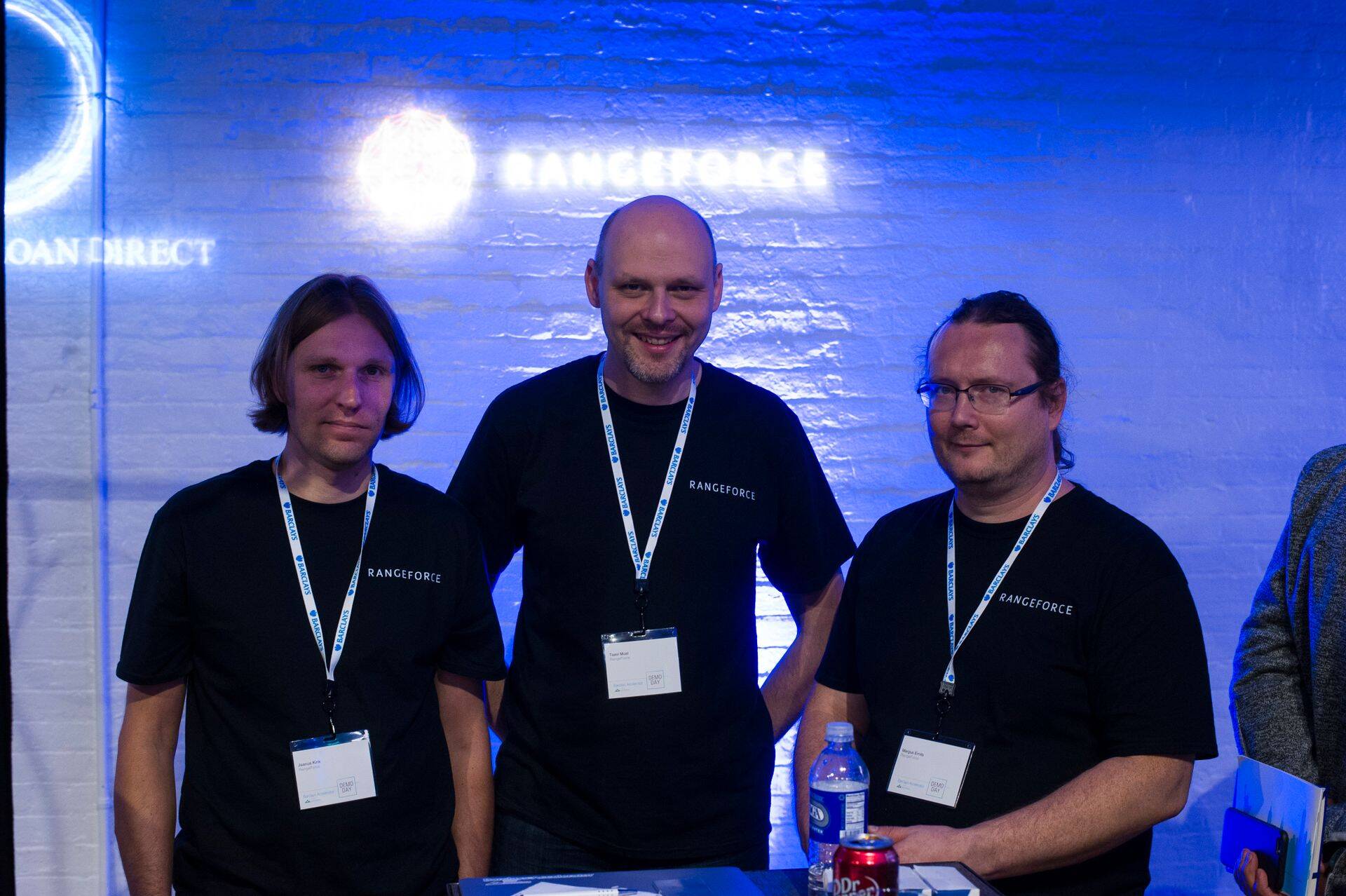 Founders of RangeForce Jaanus Kink, Taavi Must and Margus Ernits