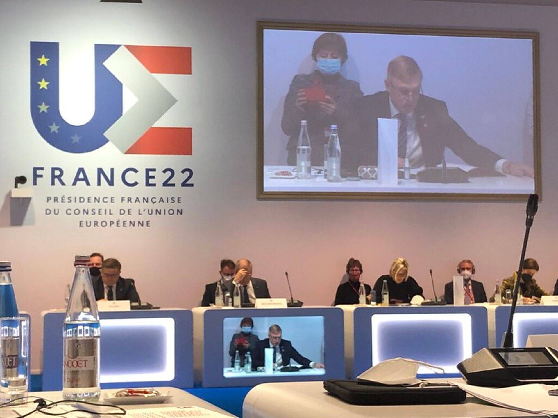 Совместное заседание министров обороны и иностранных дел ЕС.