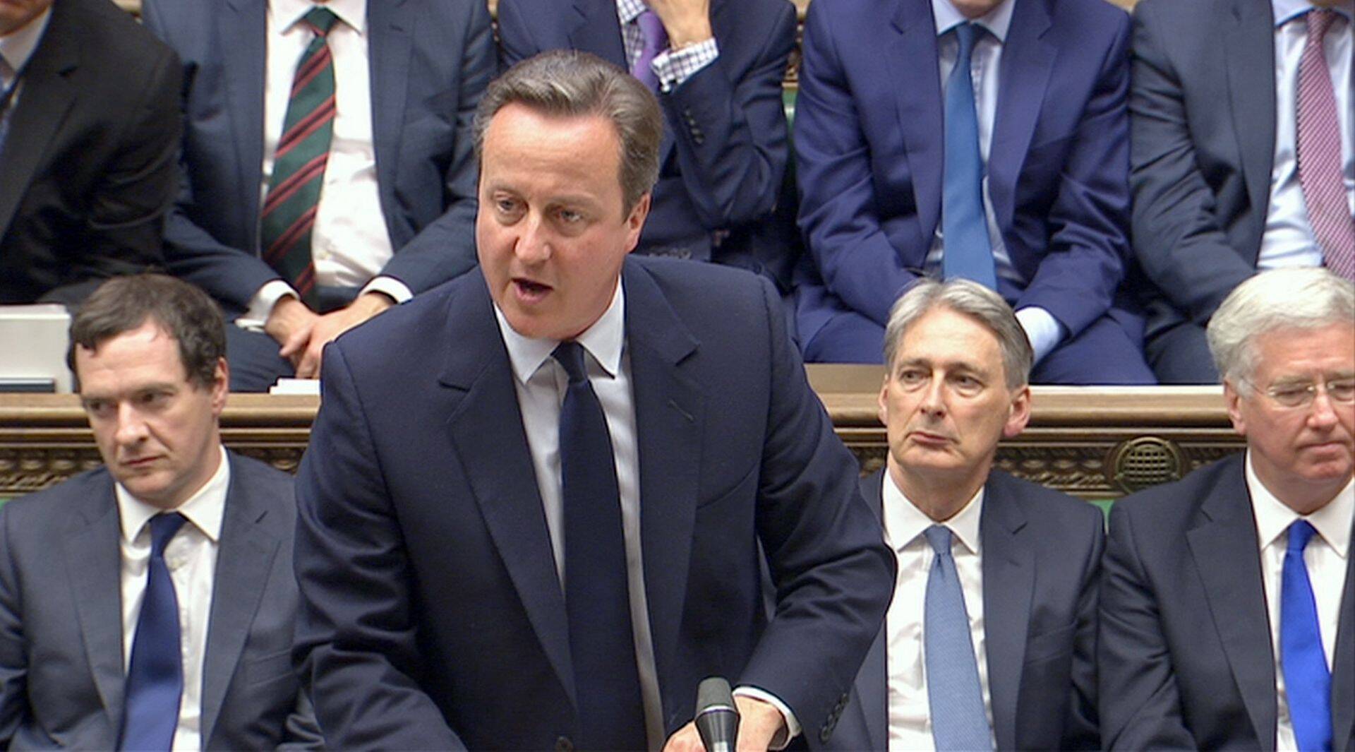 David cameron Suurbritannia parlamendis