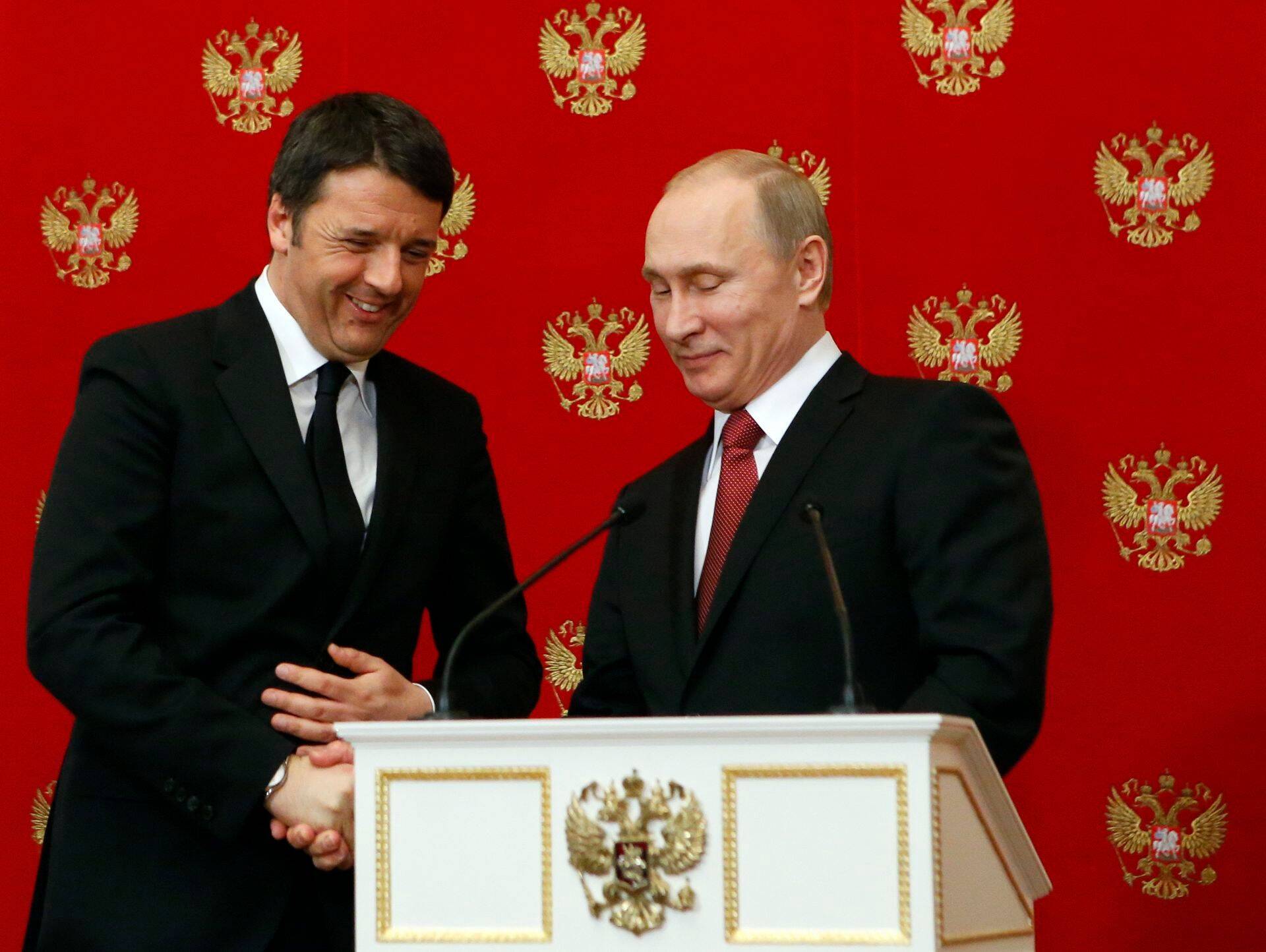 Itaalia peaminister Matteo Renzi ja Venemaa president Vladimir Putin märtsi algul Kremlis