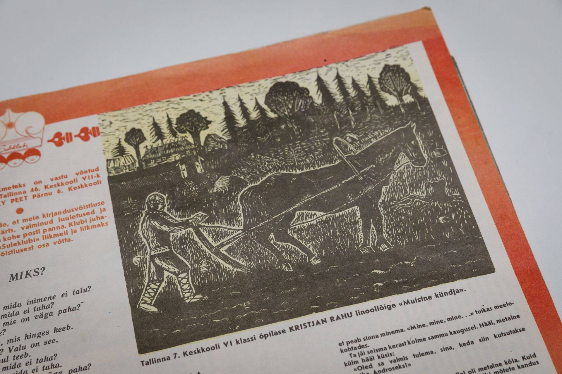 Kristjan Rahu looming 1985. aasta Pioneeris.