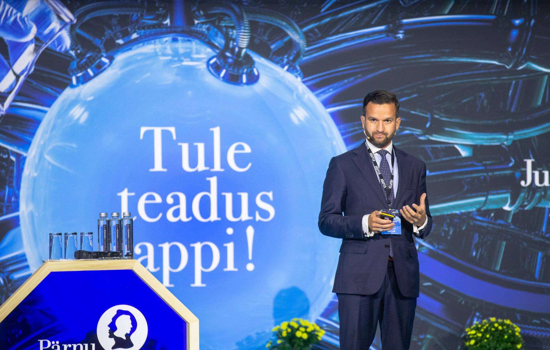 Pärtel-Peeter Pere esines augustis Pärnu juhtimiskonverentsil.