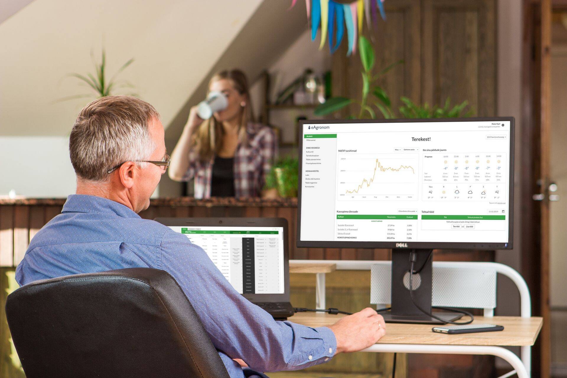 eAgronom annab agronoomilise ülevaade põldudest ja ettevõttest,