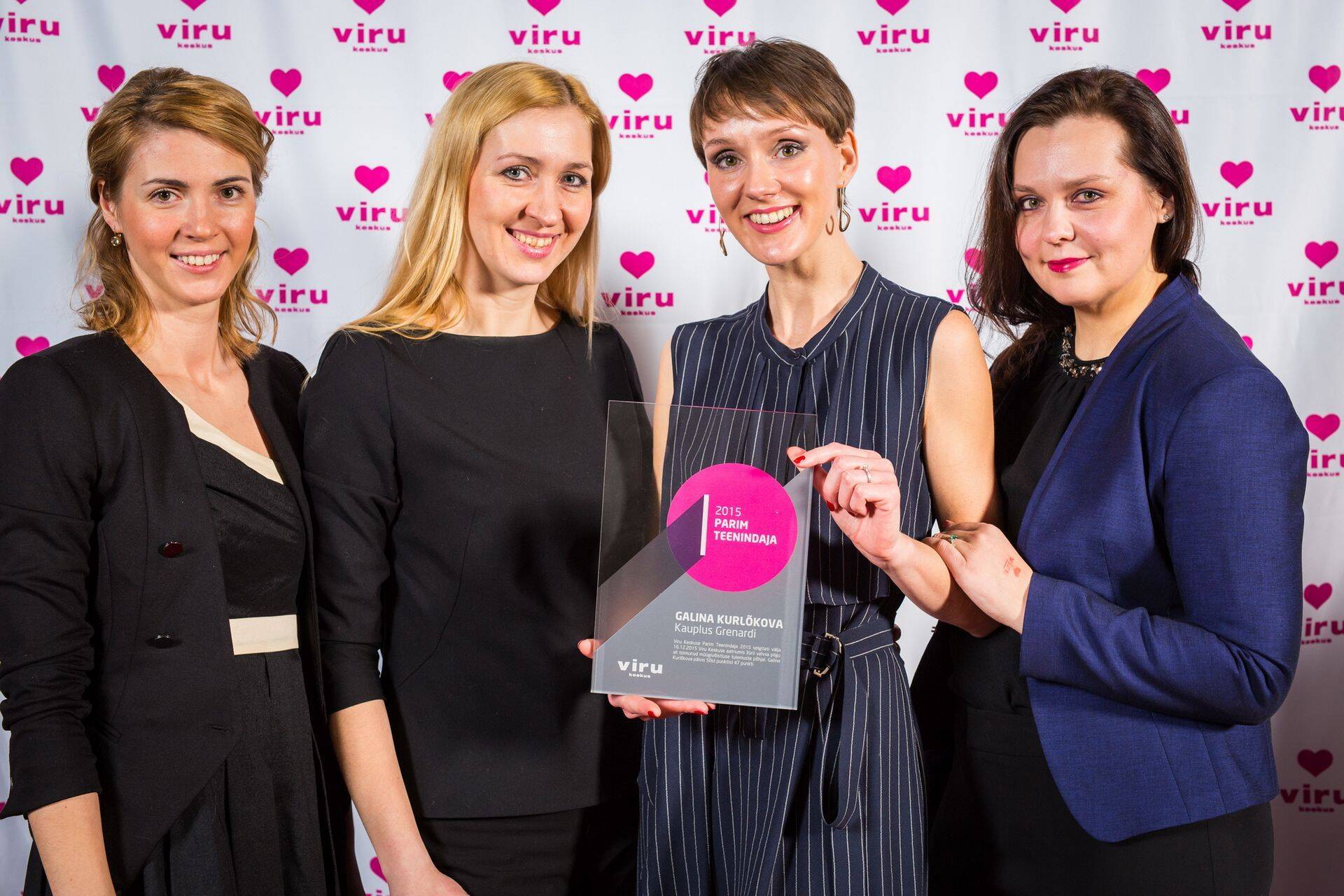 Viru Keskuse Parim Teenindaja konkursi võitja Galina Kurlõkova