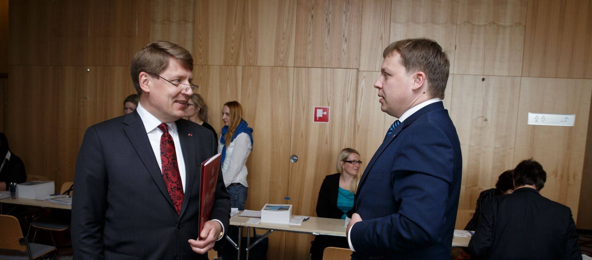 Kaubanduskoja esimees Toomas Luman ja tegevjuht Mait Palts