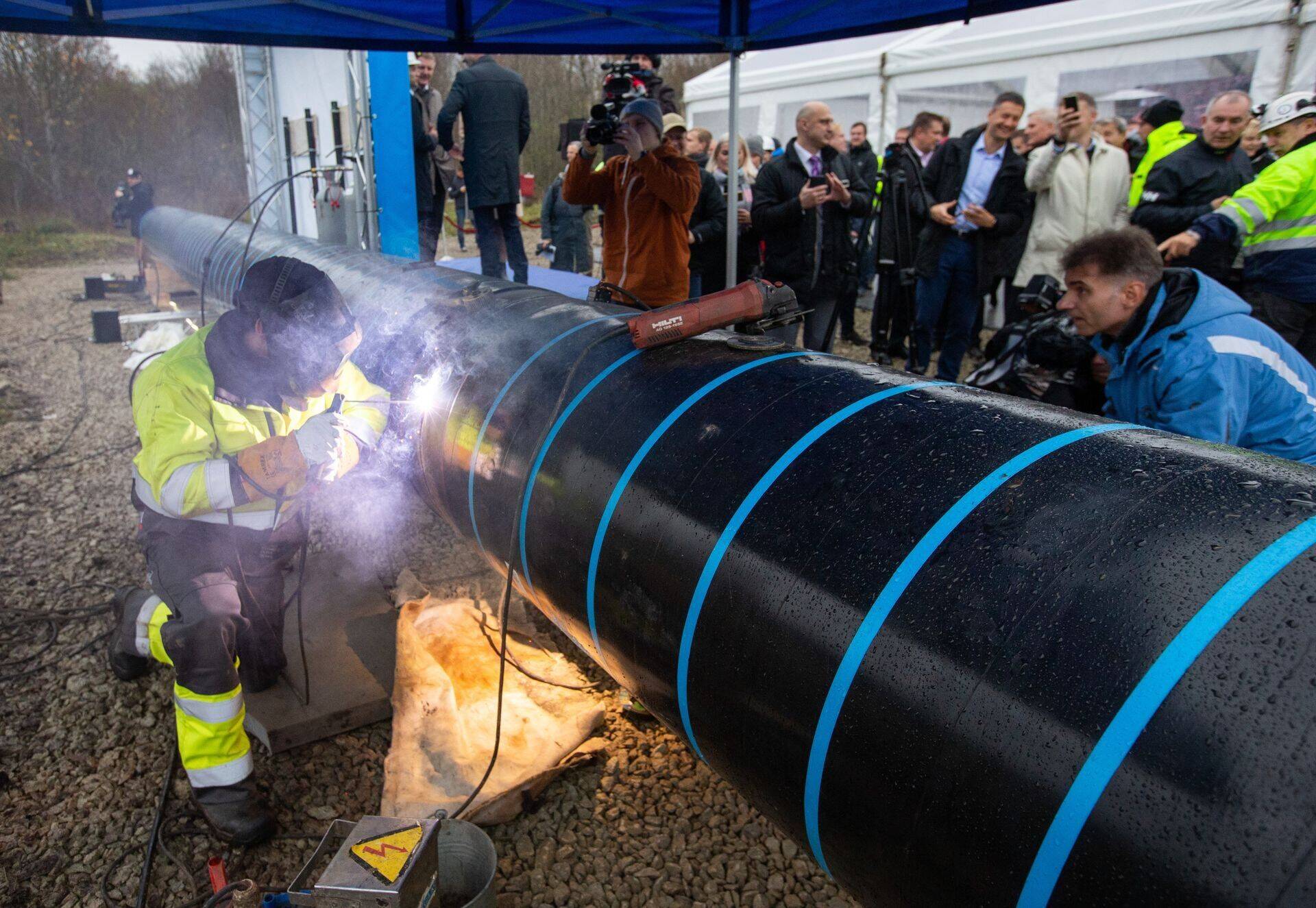 Открытие наземной части Balticconnector в прошлом году