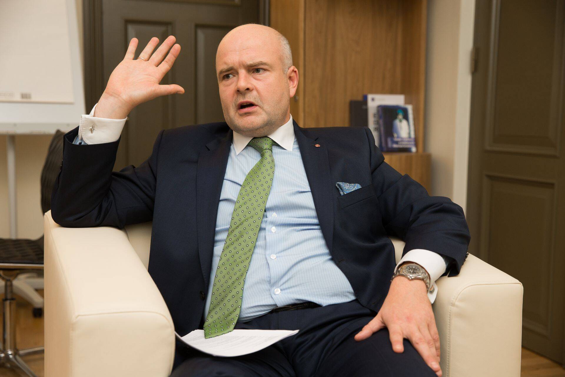 Siseminister Andres Anvelt sõnas, et täna on valitsus täiesti töövõimetu.