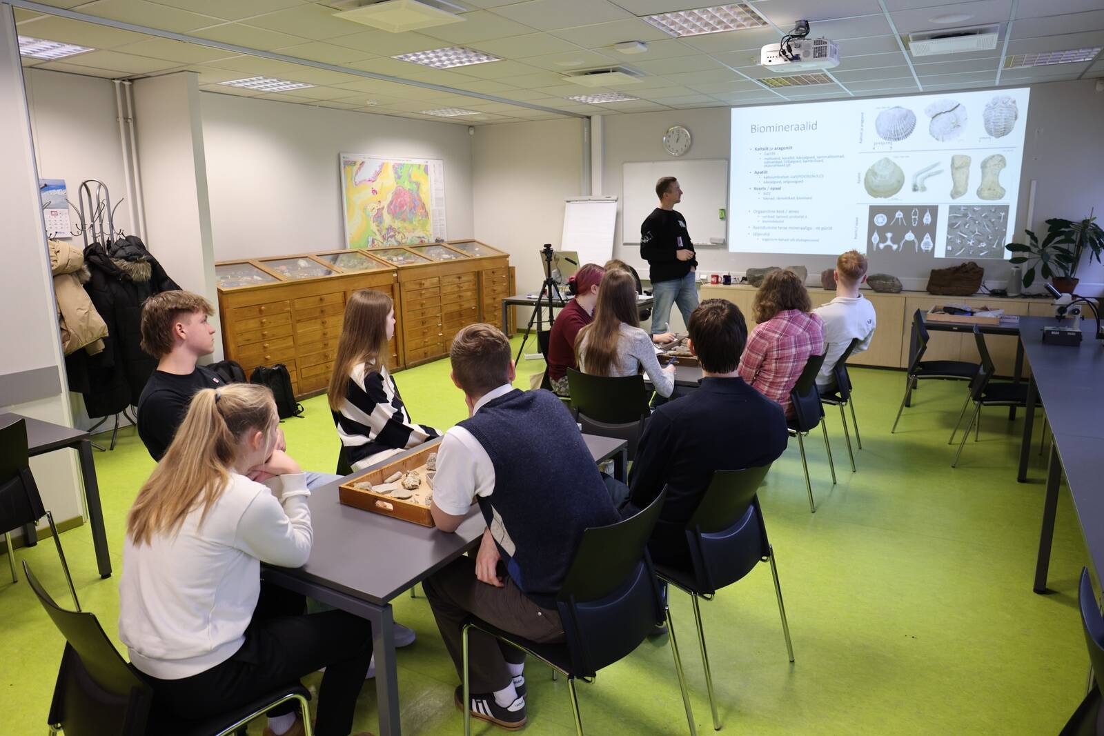 4. märtsil toimus TalTechis maateaduste olümpiaadiks ettevalmistav õppepäev.