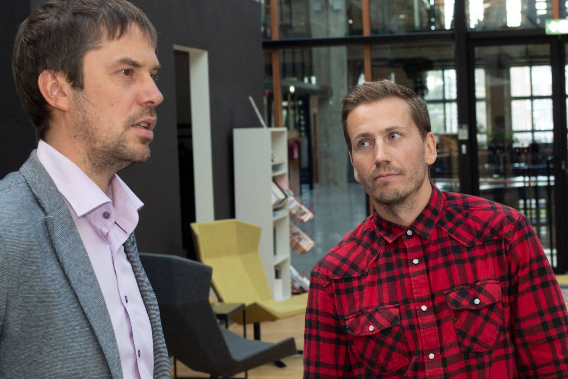 Apollo juht Mauri Kristjan Dorbek ja Telia Tallinna piirkonna müügijuht Rait Videvik.