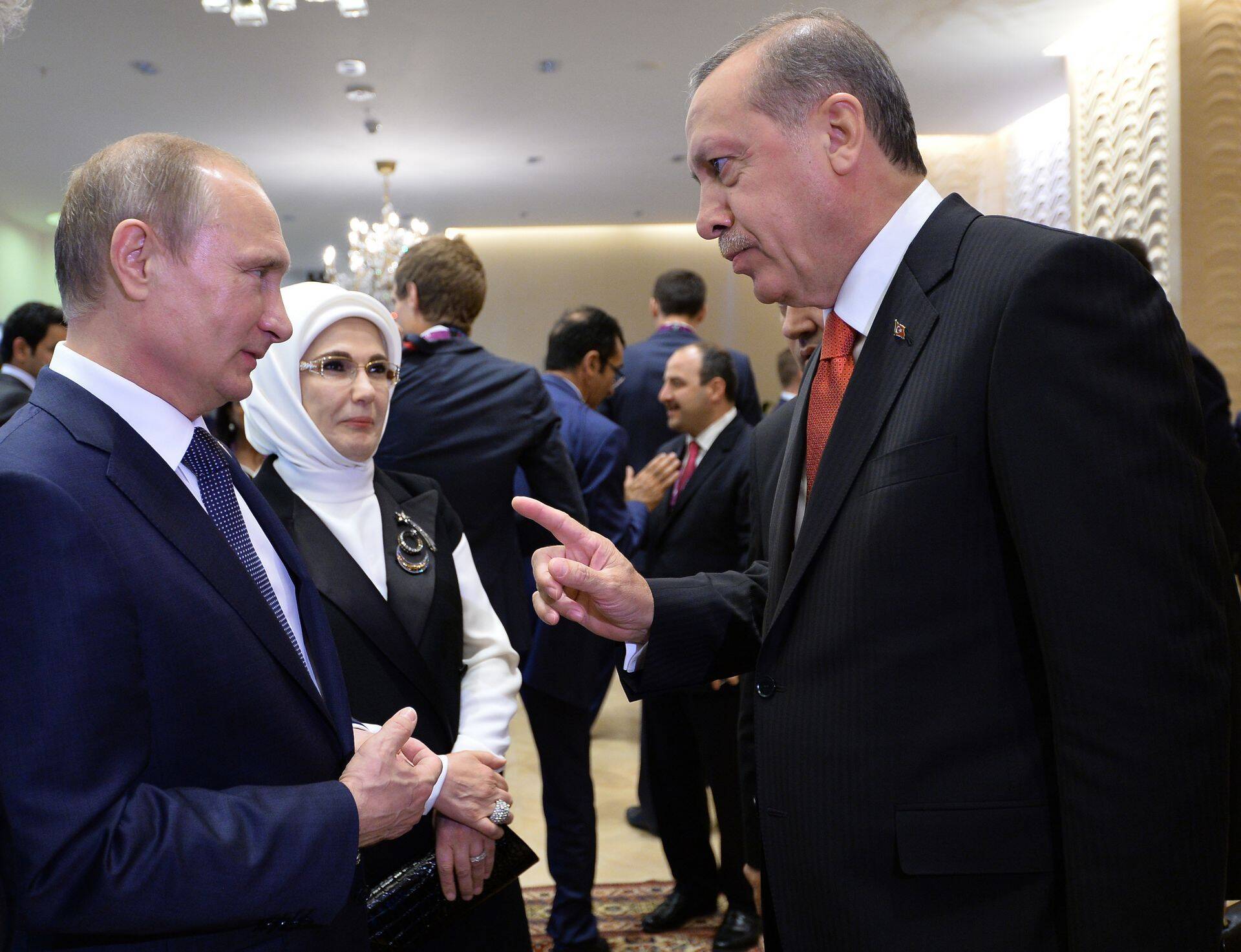 Vladimir Putin ja Recep Tayyp Erdogan suvel sõpradena Bakuus Euroopa mängude avamisel.
