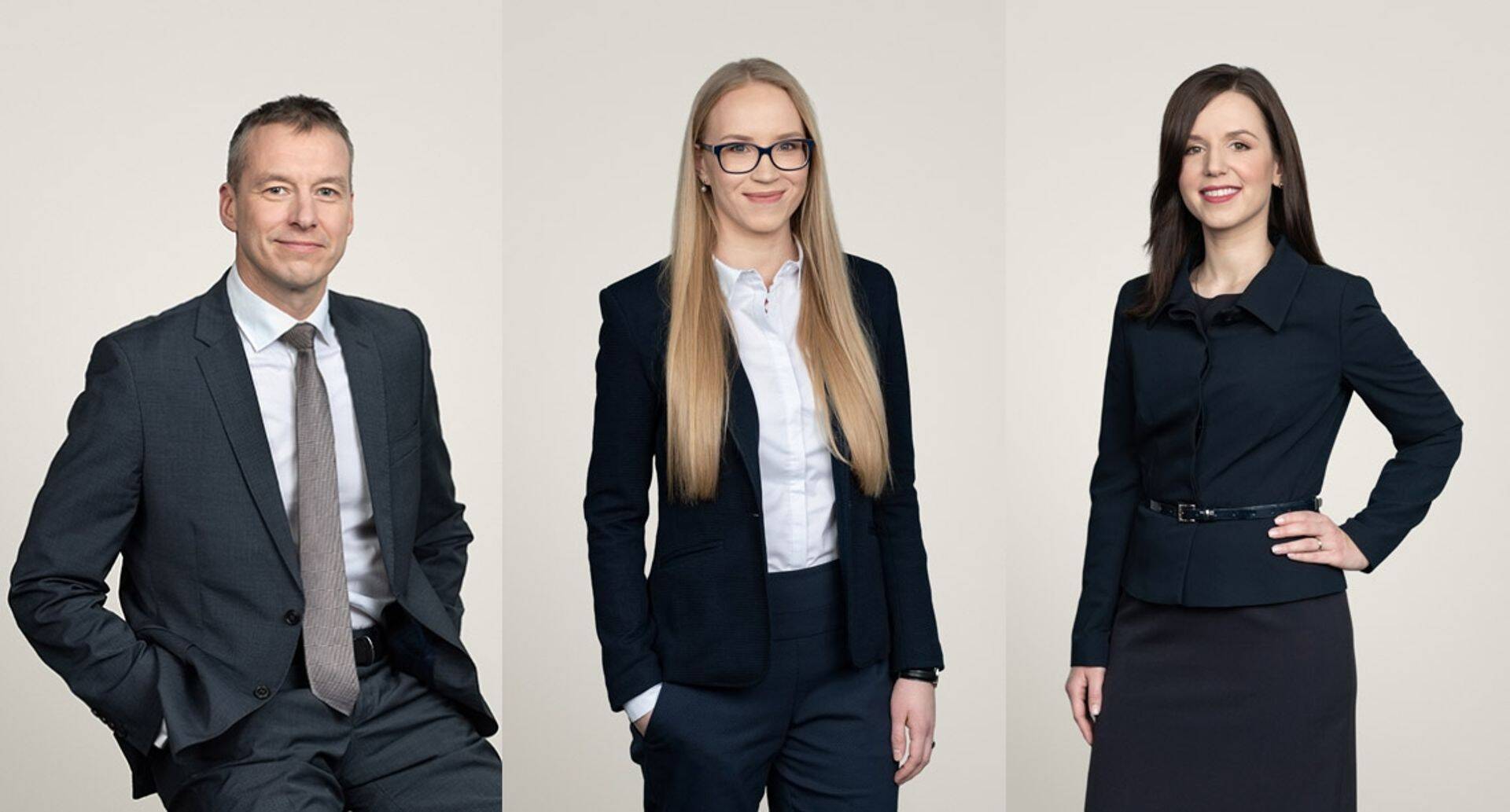 Norman Aas, Merika Nimmo, Liisa-Maria Puur.