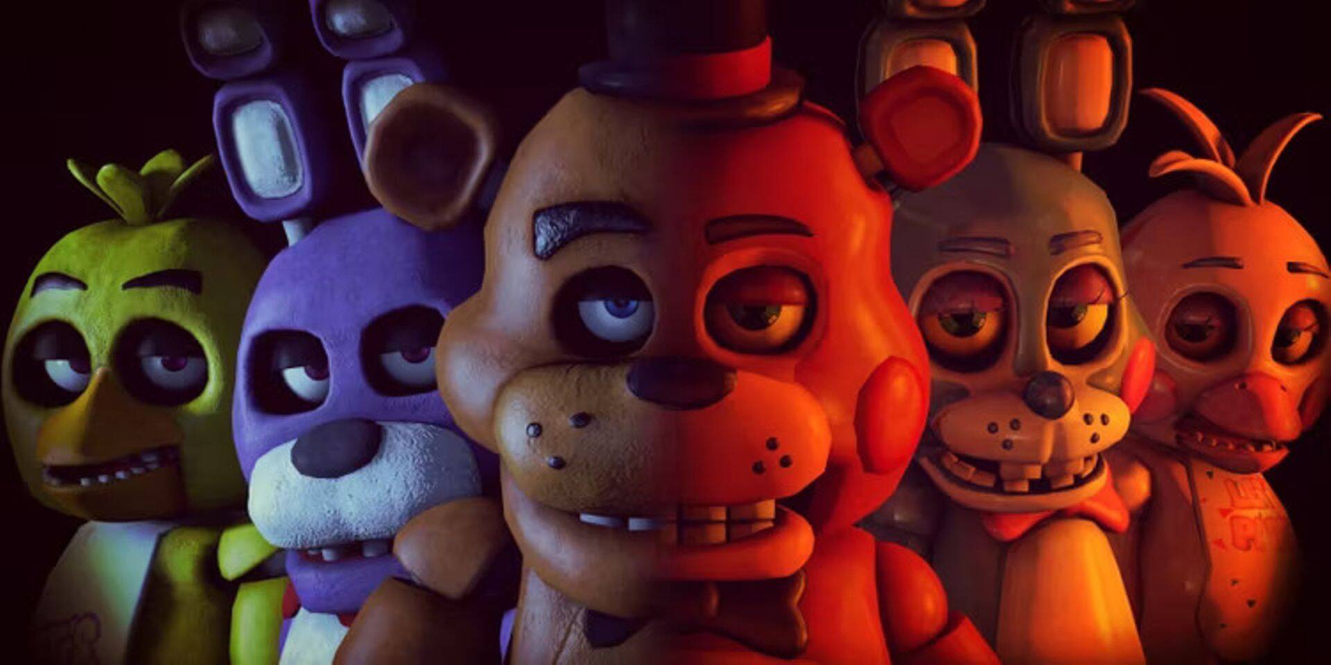 Персонажи игры Five nights at Freddy's.