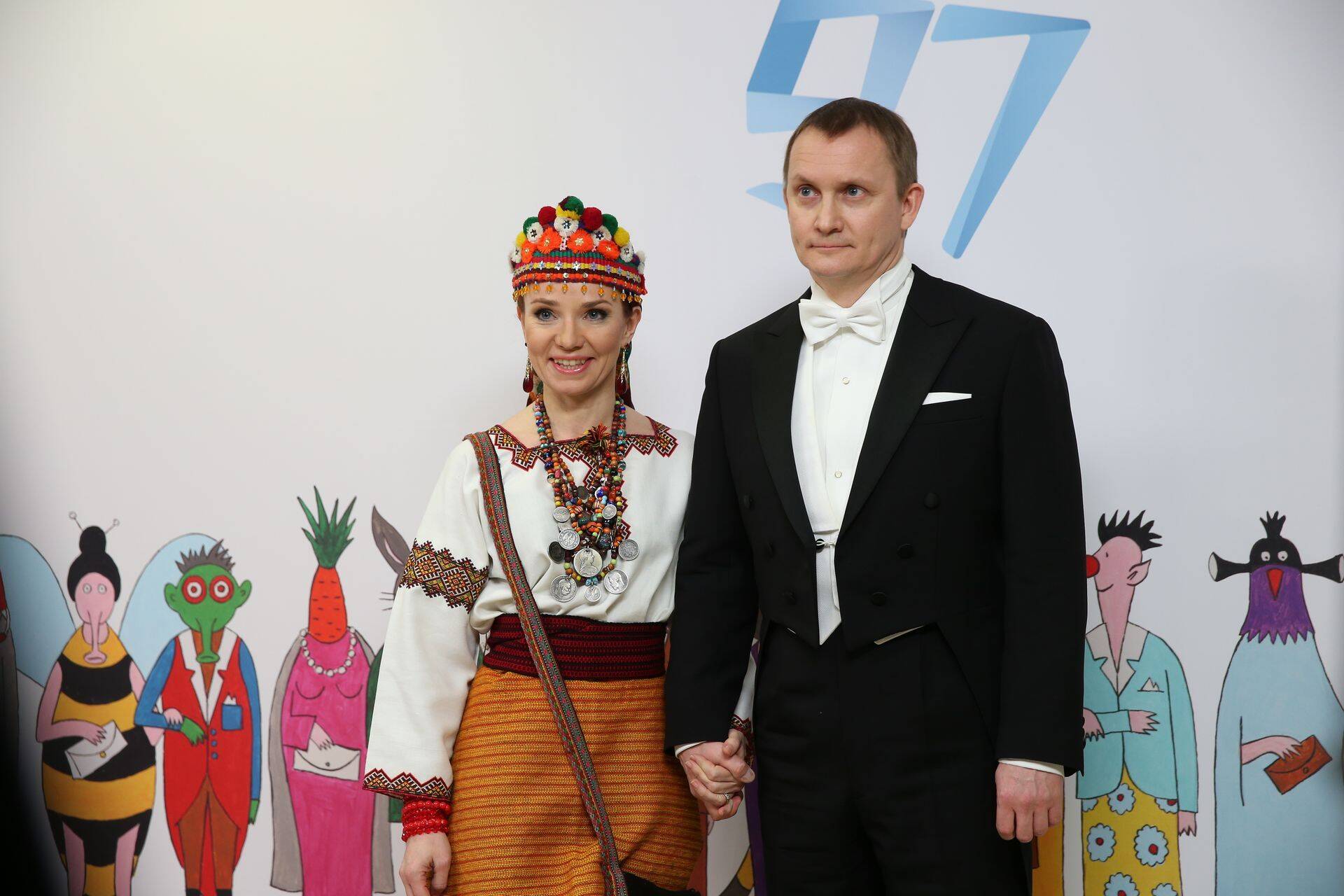 Keit Pentus-Rosimannus ja Rain Rosimannus 2015. aastal presidendi vastuvõtul.