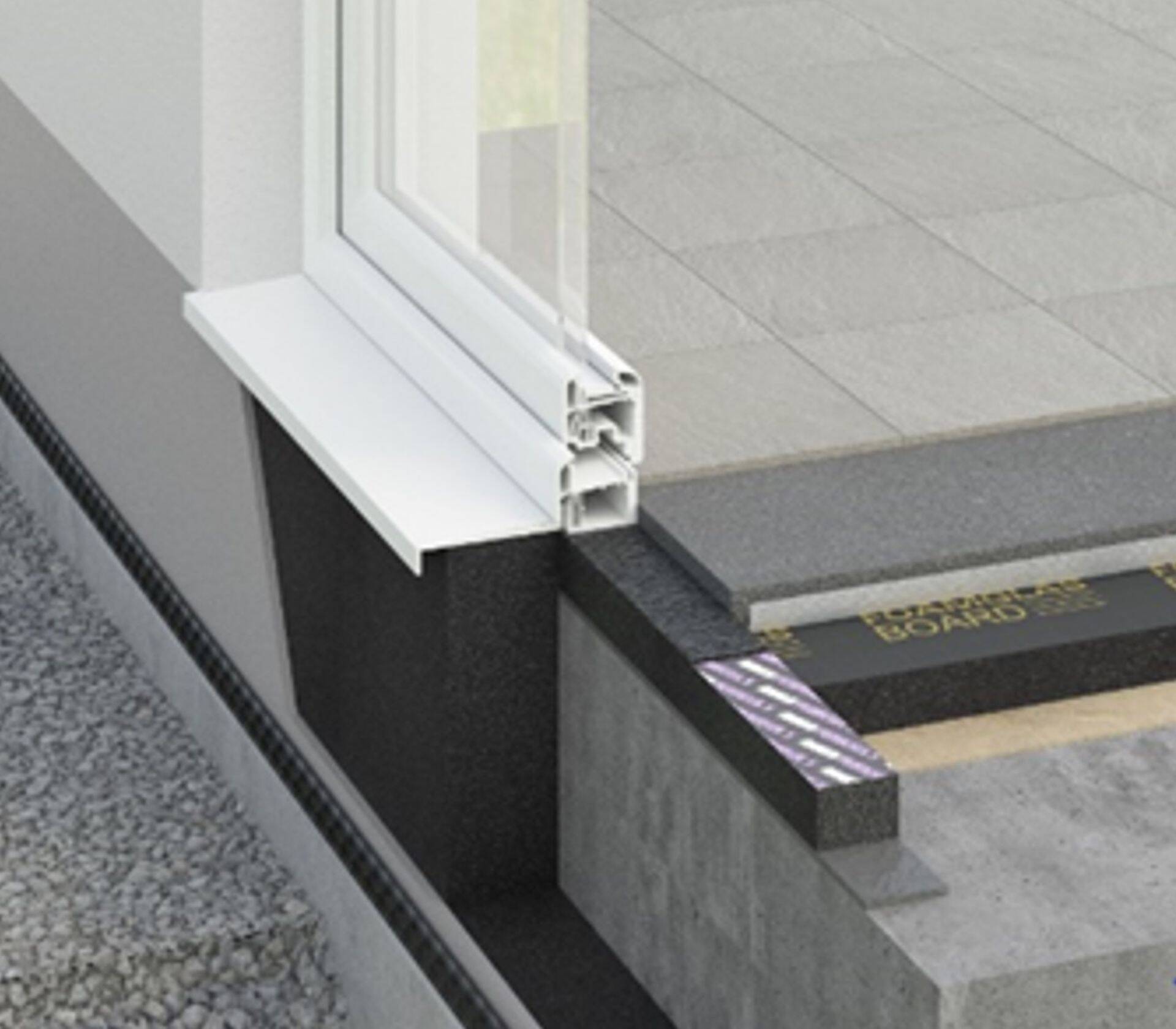 Külmasildasid vältivad lahendused FOAMGLAS® PERINSUL HL vahtklaasi kasutamisel akna ning sokli puhul