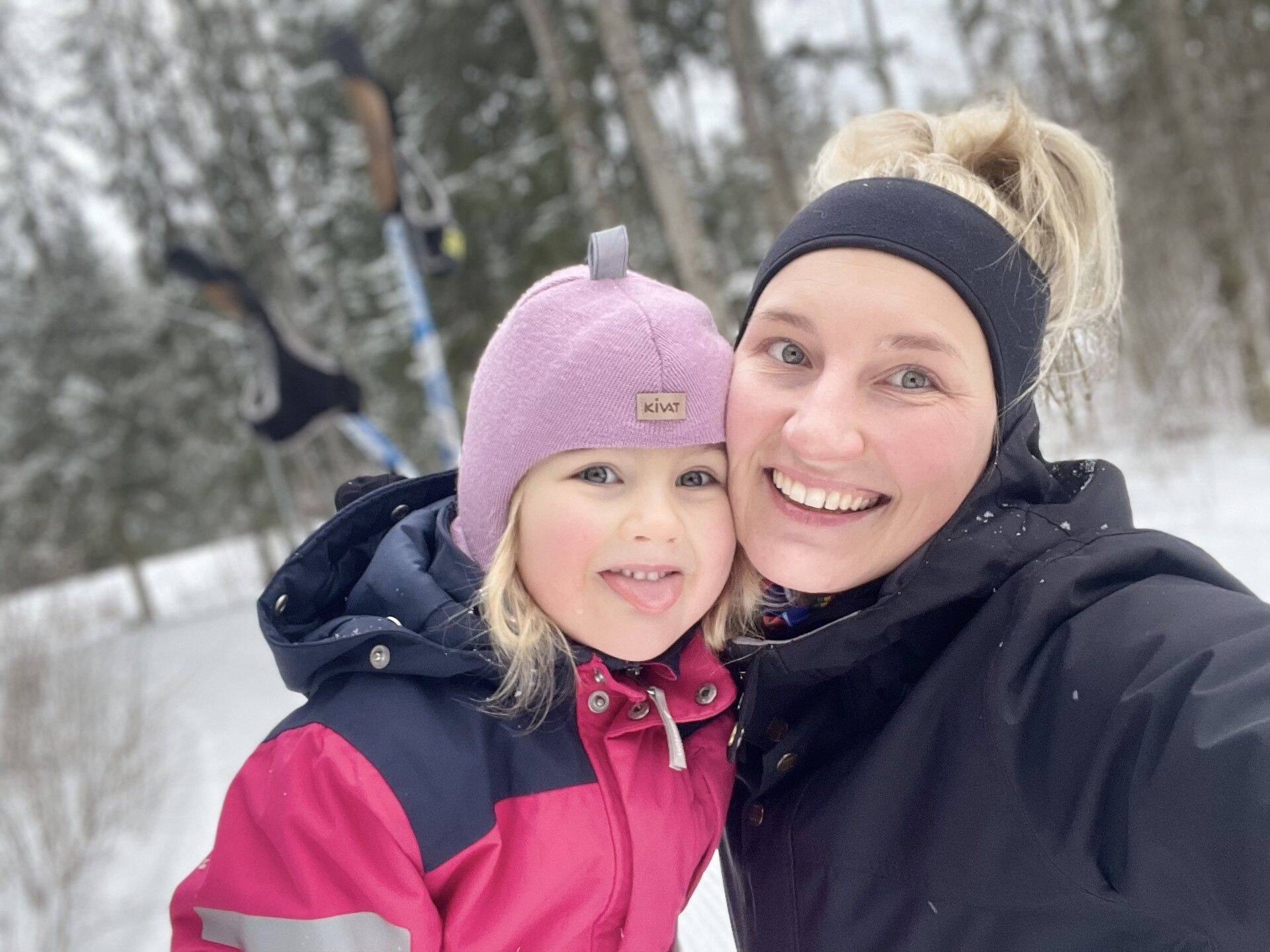 Janete on oma tütre liikumisharjumuste kujundamisel eeskujuks. "See mõjub kõige paremini," leiab ta.