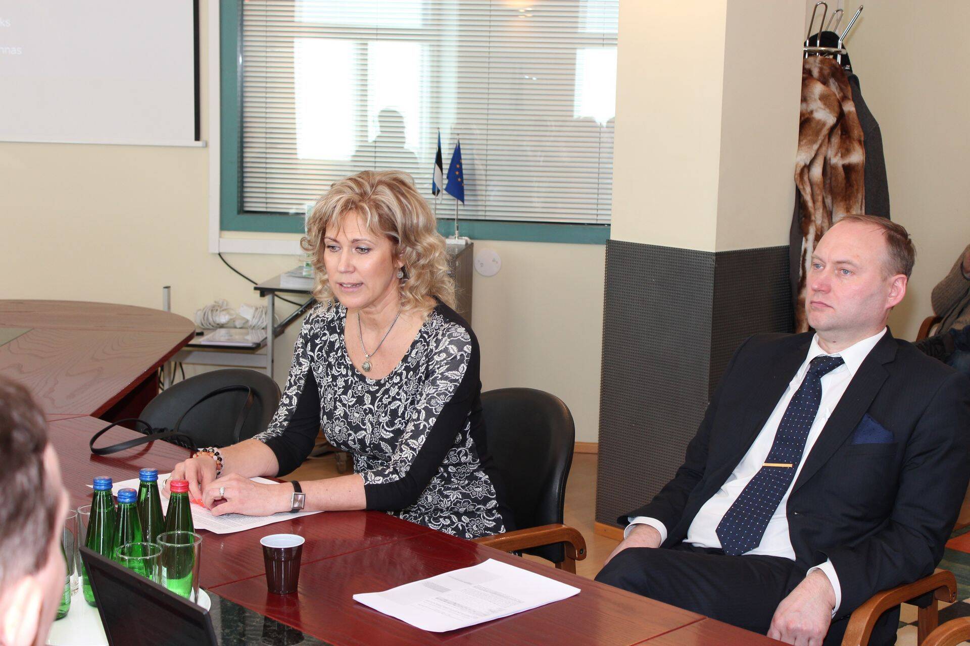 ITLi president Anneli Heinsoo ja MKMi majandusarengu osakonna juhataja Kaupo Reede