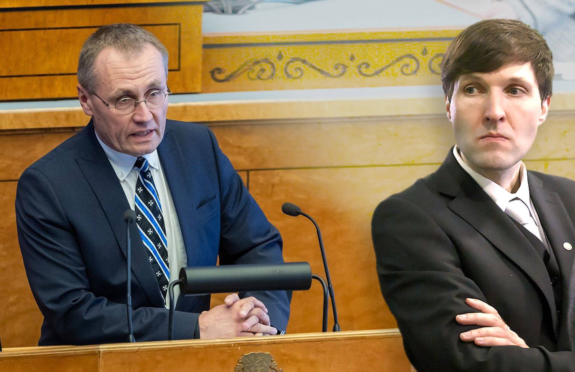 Тынис Лукас (Isamaa), Мартин Хельме (EKRE)