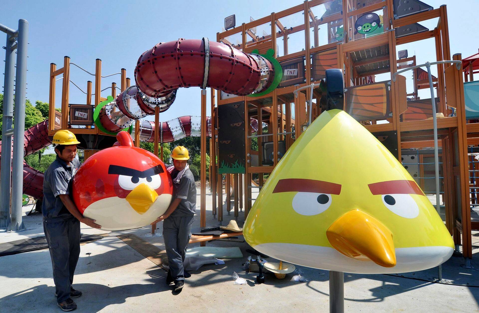 Angry Birds mängust inspireeritud teemapark Hiinas.