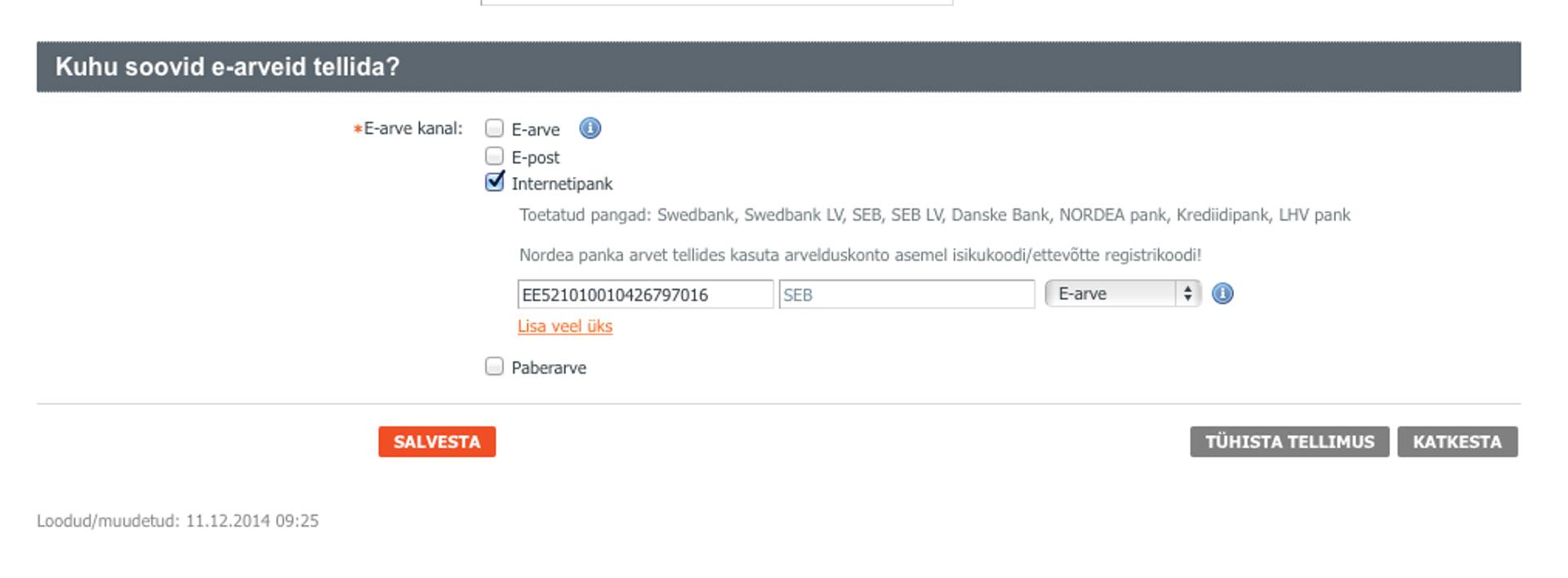 Omniva lahendus võimaldab saata arveid ka internetipanka