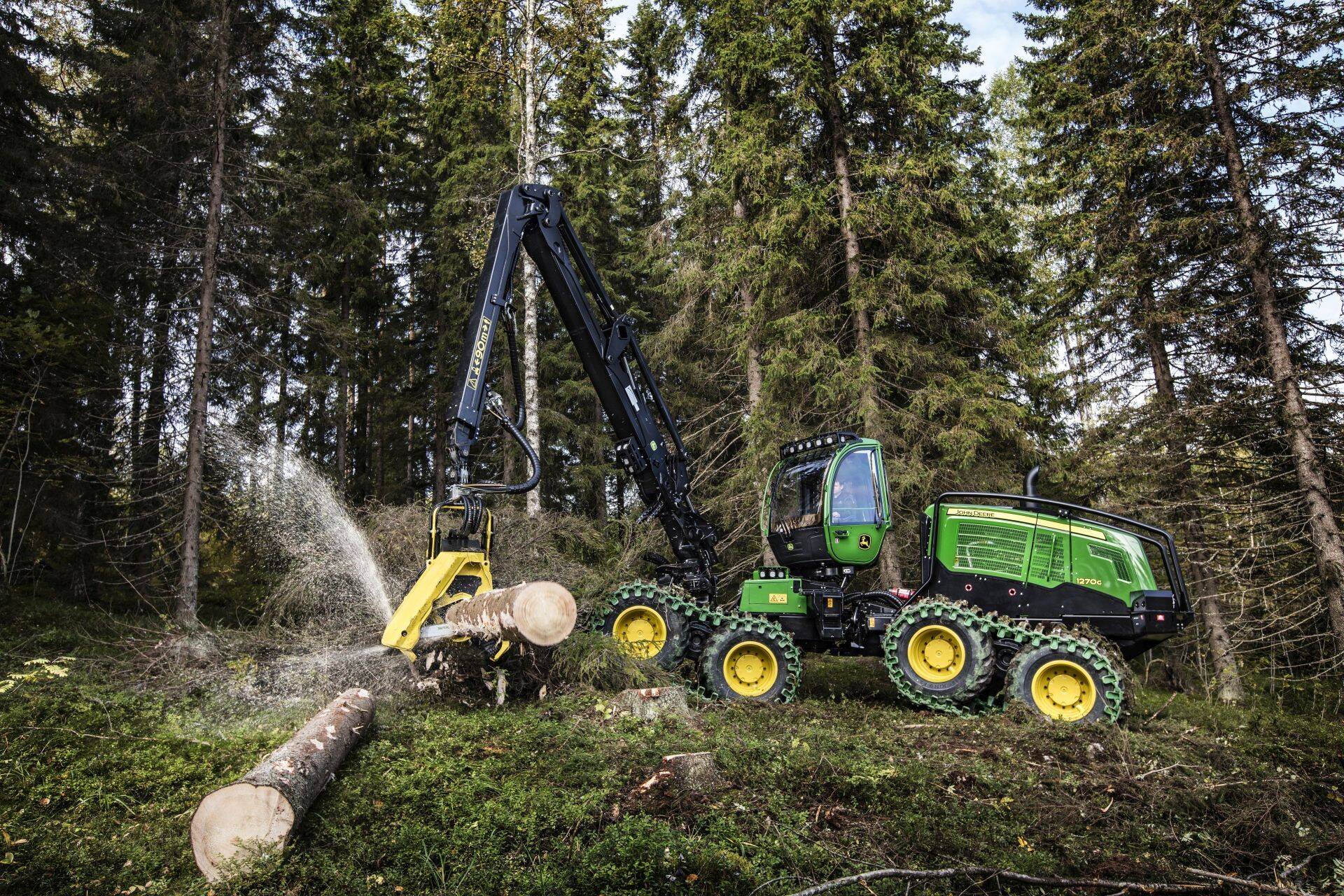 John Deere 1270G oli INTRAC Eesti populaarsem harvester 2018. aastal.
